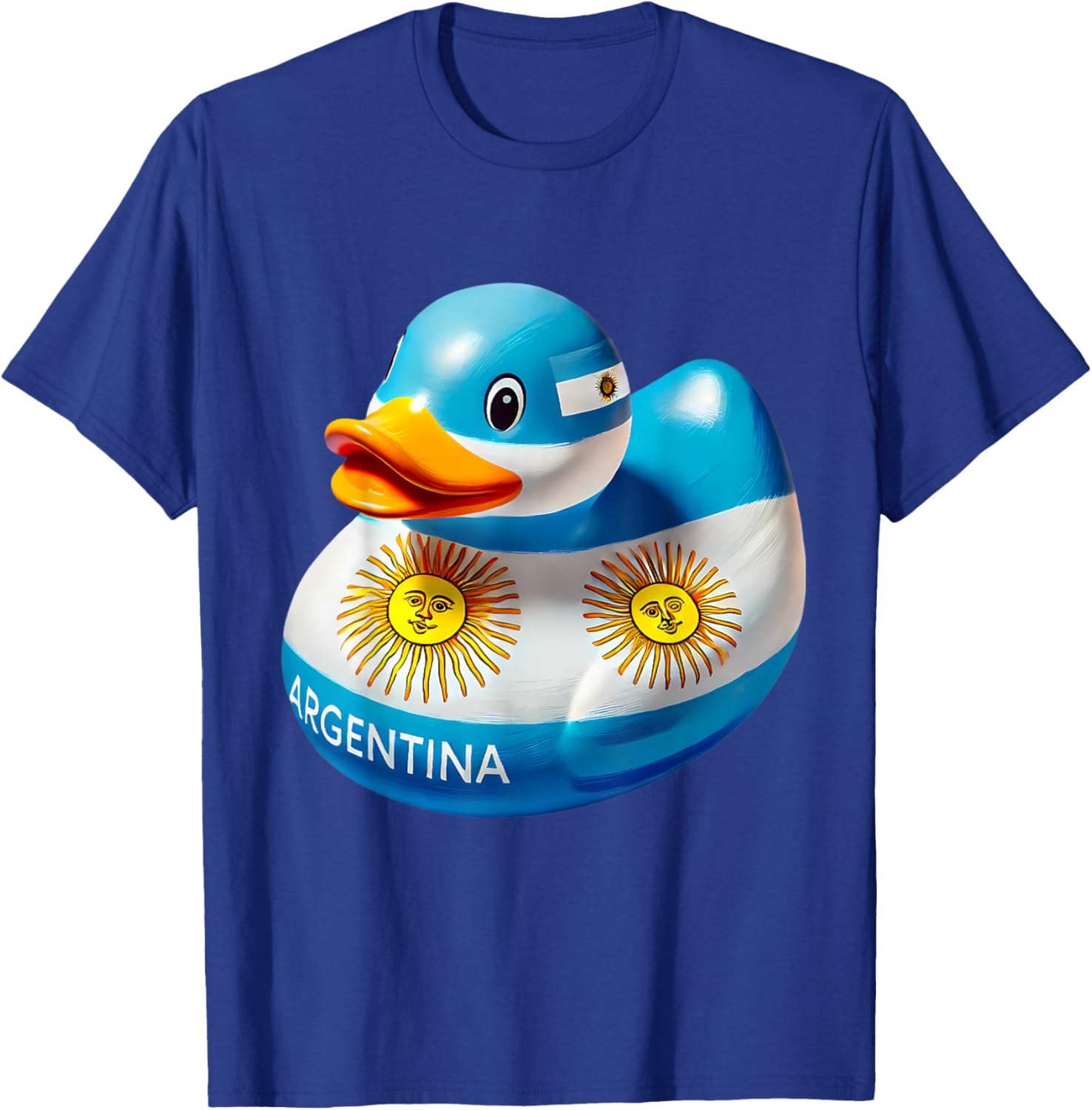 Argentina Rubber Duck Flag T-Shirt Cute Ducky Design for Fans - 2
