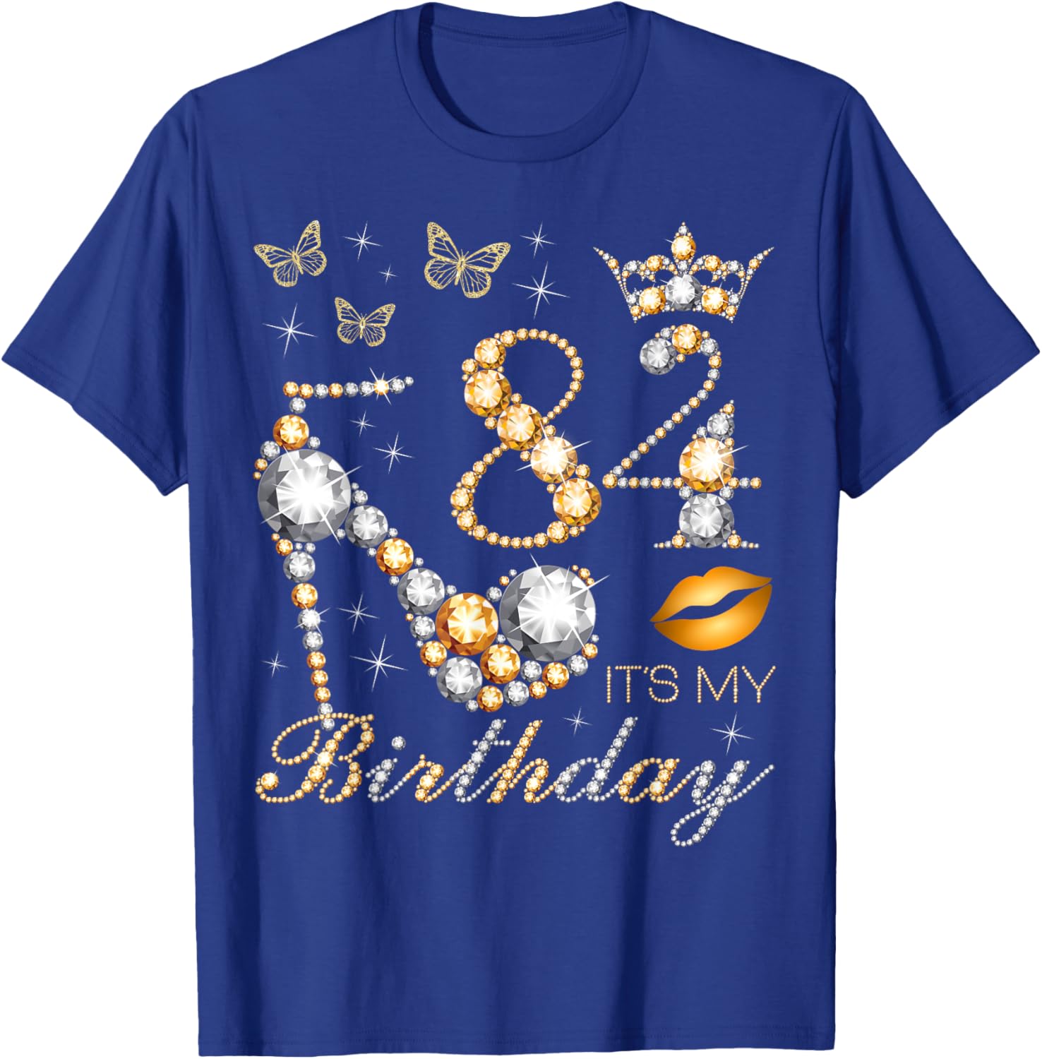 Celebrate Your 84th Birthday in Style with this B-Day Queen T-Shirt - 4