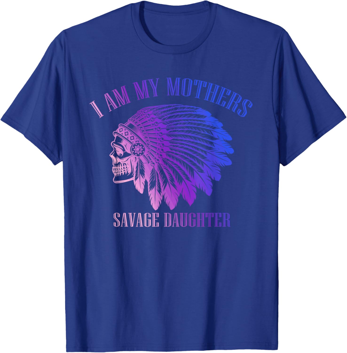 Savage Daughter Apache Skull T-Shirt for Bold Mother-Daughter Style - 25