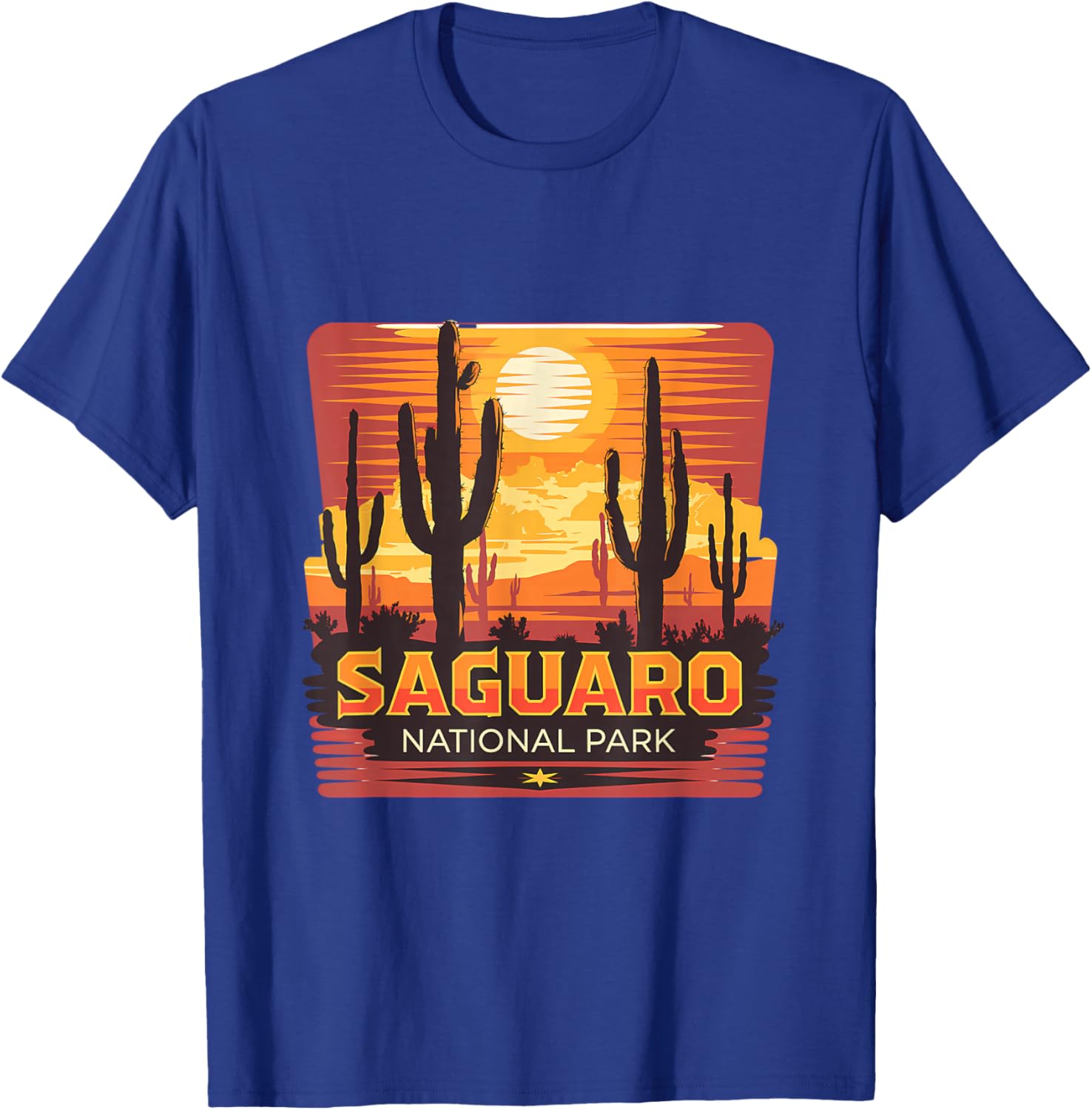 Saguaro National Park Desert Sun Scene T-Shirt for Nature Lovers - 17