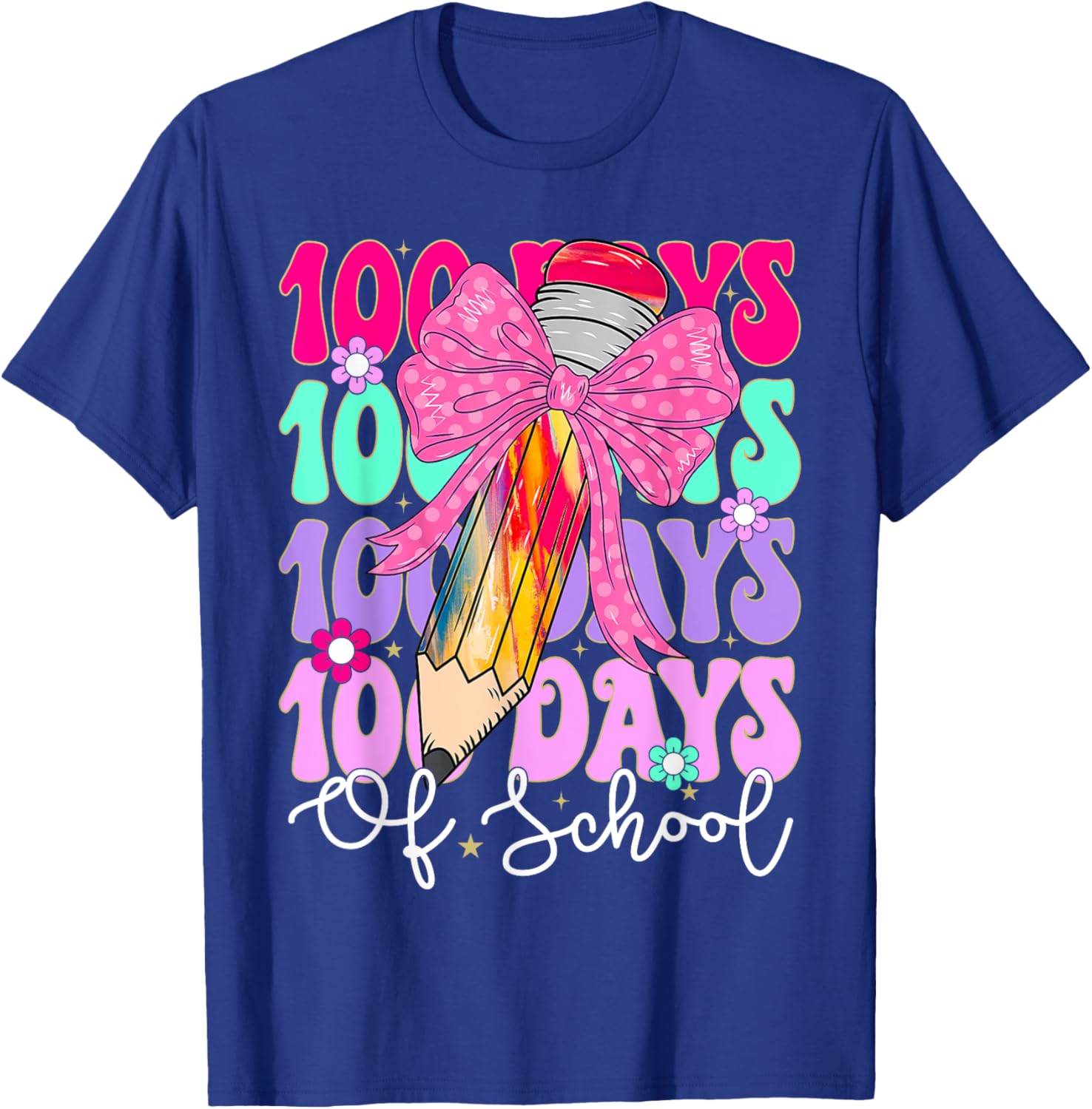 100 Days of School T-Shirt for Girls Fun Teacher Appreciation Gift - 11