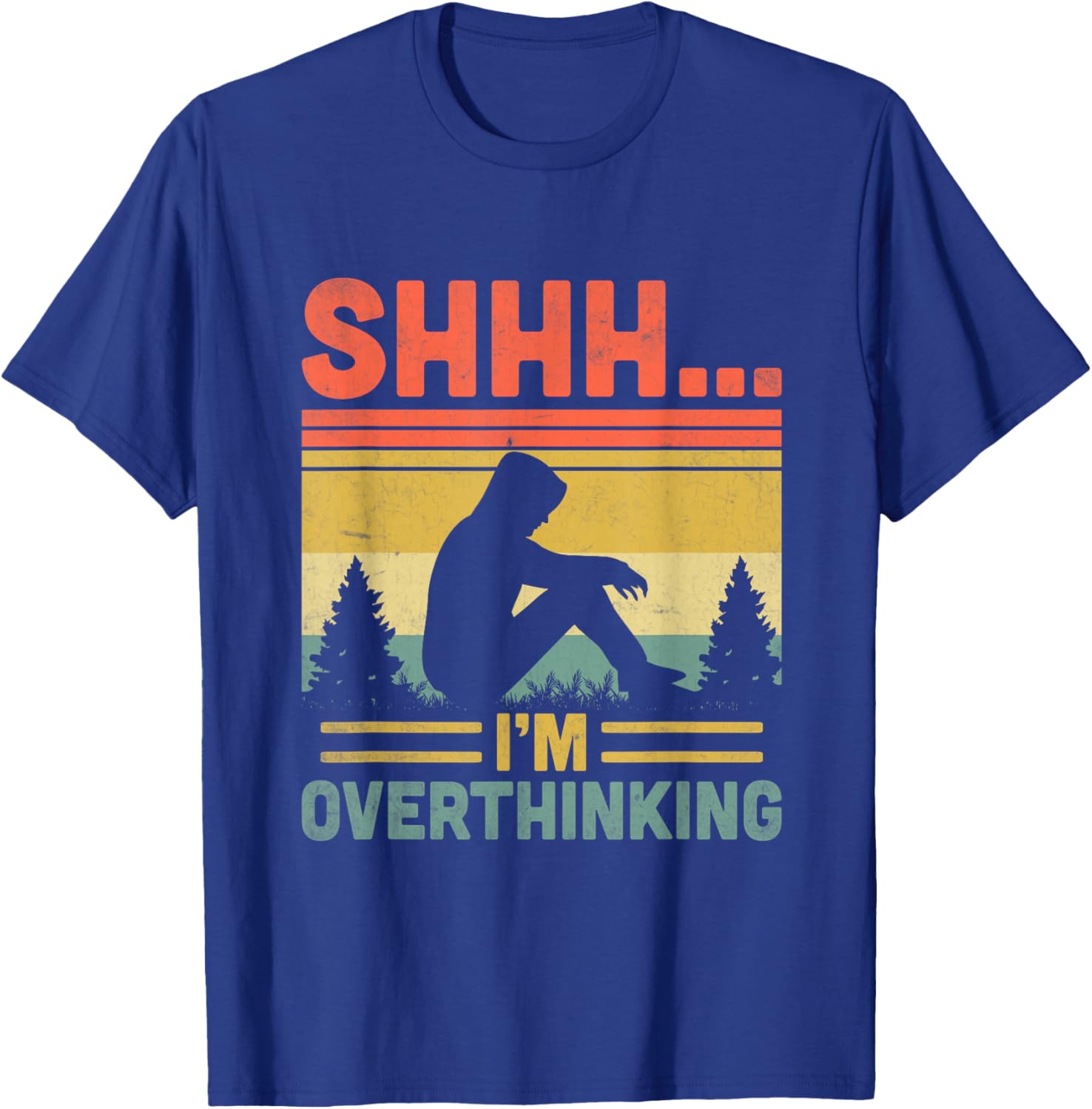 Shhh I’m Overthinking T-Shirt for Introverts – Funny & Cozy Apparel - 6