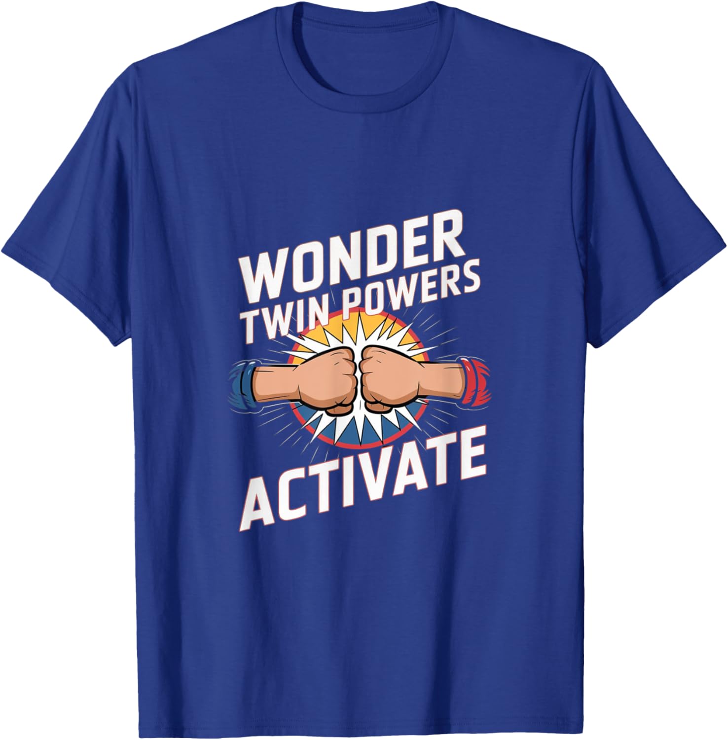 Wonder Twin Powers Activate Sibling T-Shirt for Brother and Sister - 4