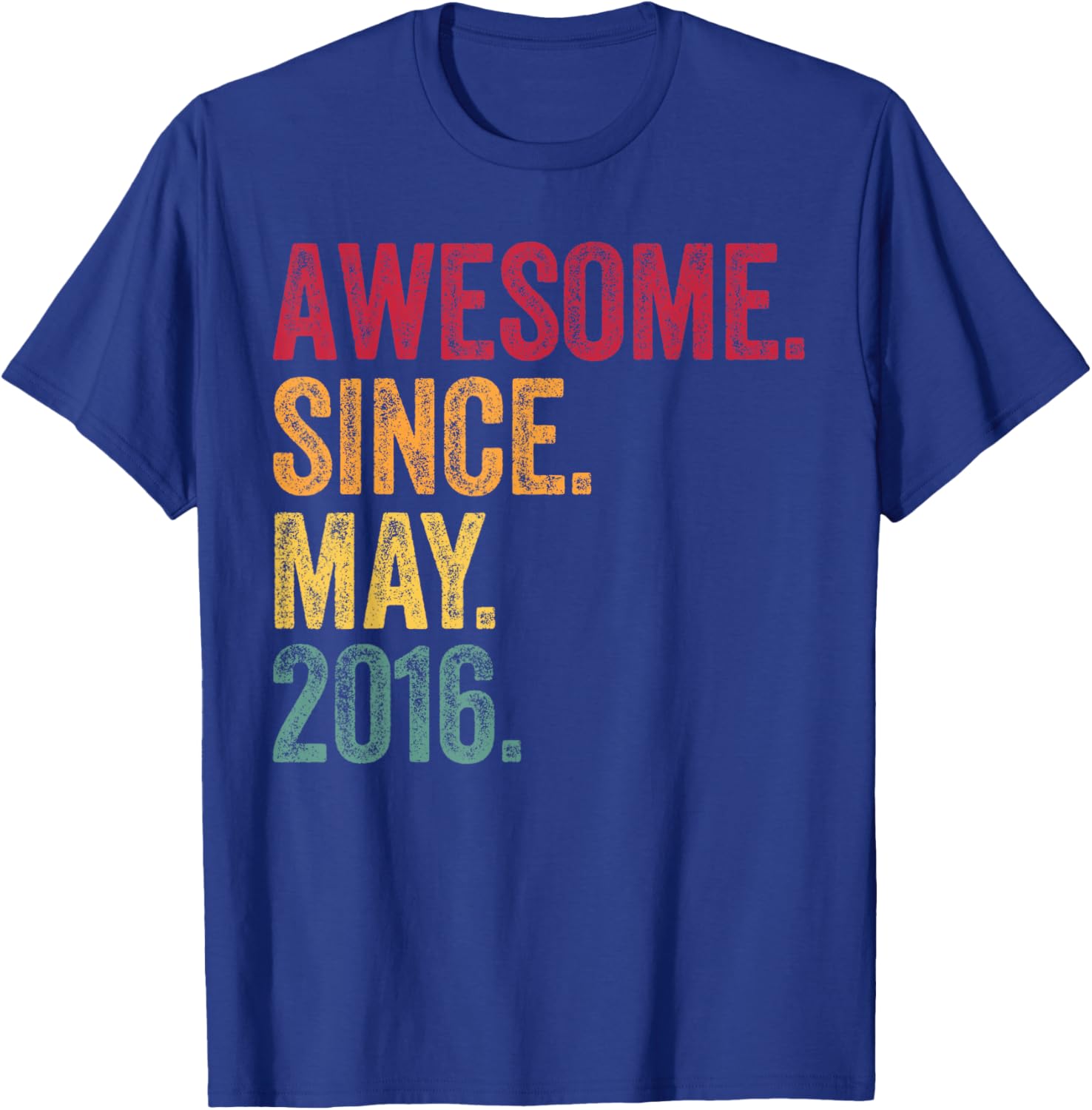 Awesome Since May 2016 9th Birthday Vintage T-Shirt for Kids - 1