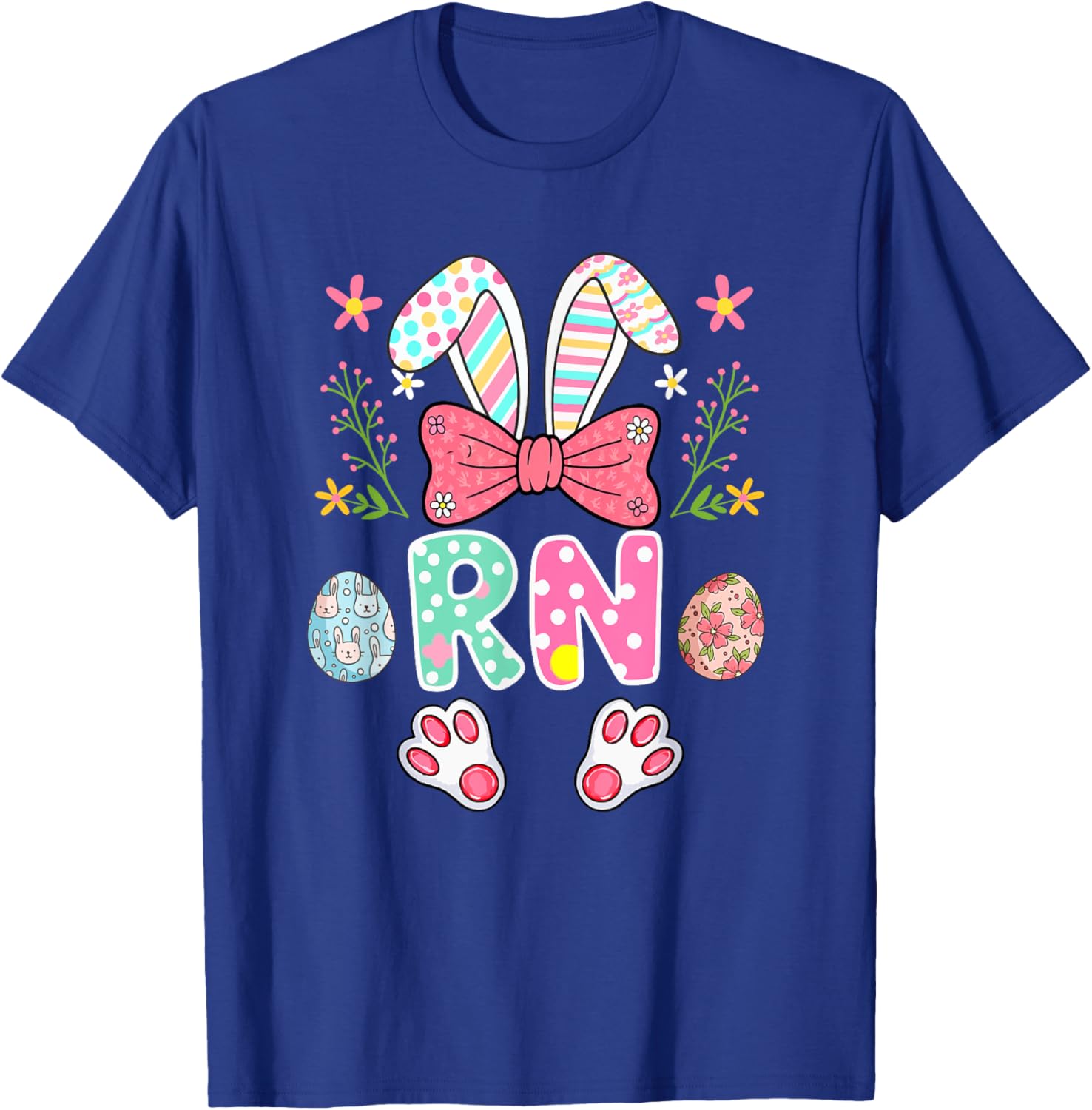 RN Job Easter Bunny Women's Costume T-Shirt for Egg Hunting Fun - 5
