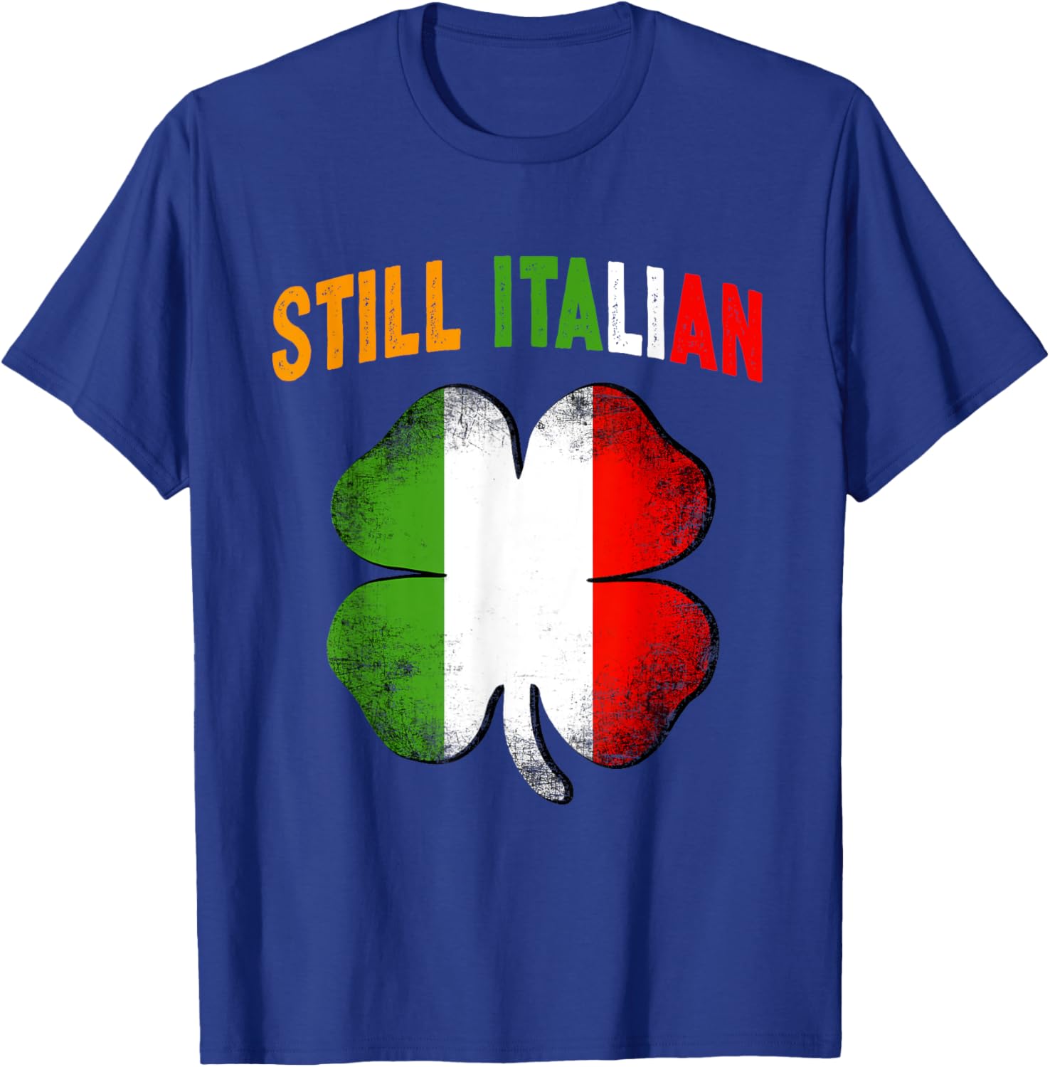 Still Italian Shamrock St Patrick's Day T-Shirt Clover Italy Flag Design - 16