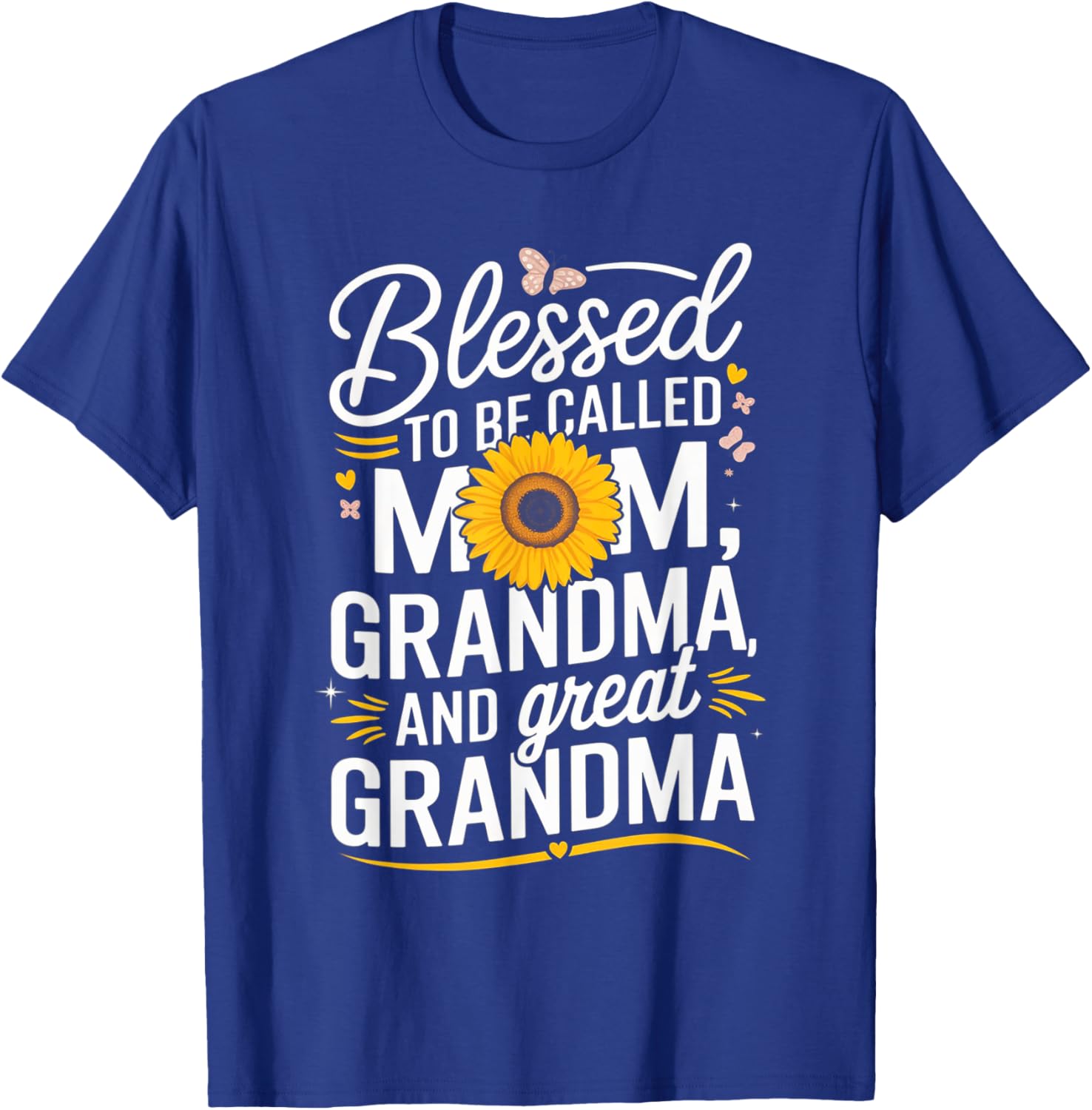 Blessed To Be Called Mom Grandma Great Grandma Mother's Day T-Shirt - 3