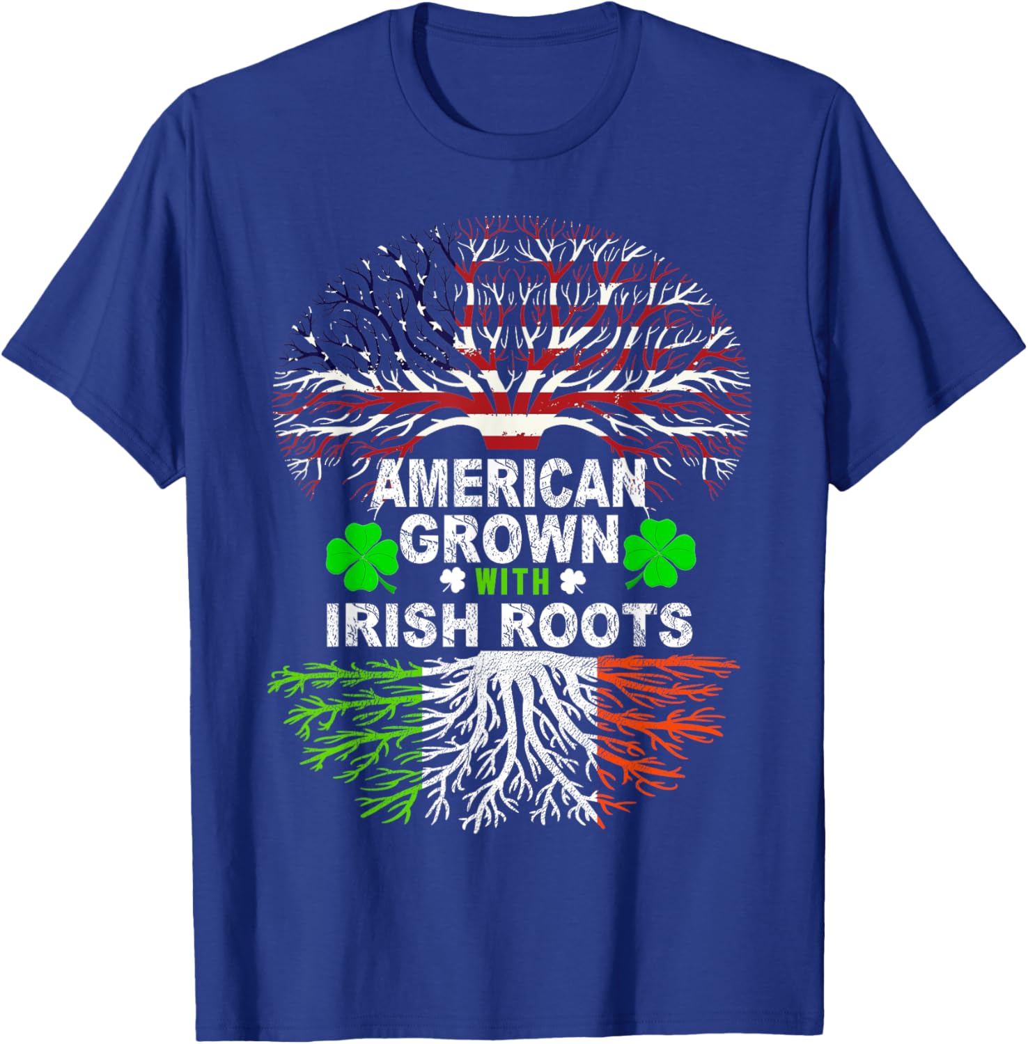 American Grown Irish Roots St. Patrick's Day T-Shirt for Festive Fun - 17