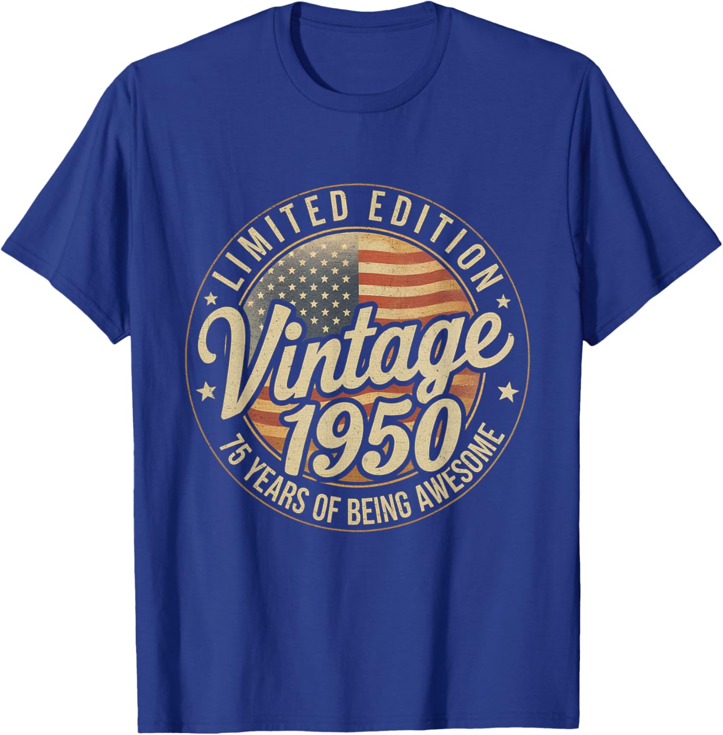 Vintage 1950 75th Birthday T-Shirt for Men and Women Stylish Gift - 8