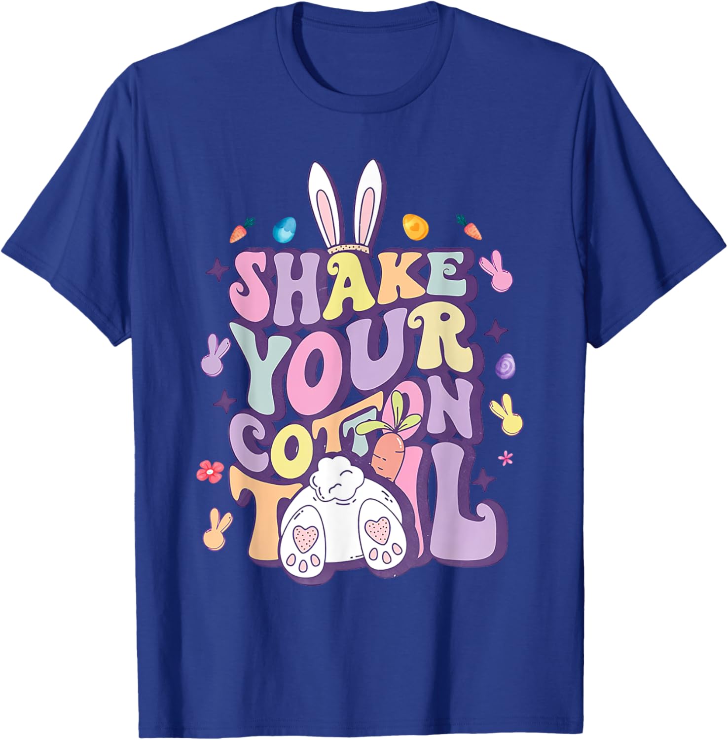 Shake Your Cotton Tail Funny Easter Bunny T-Shirt for Girls and Women - 7
