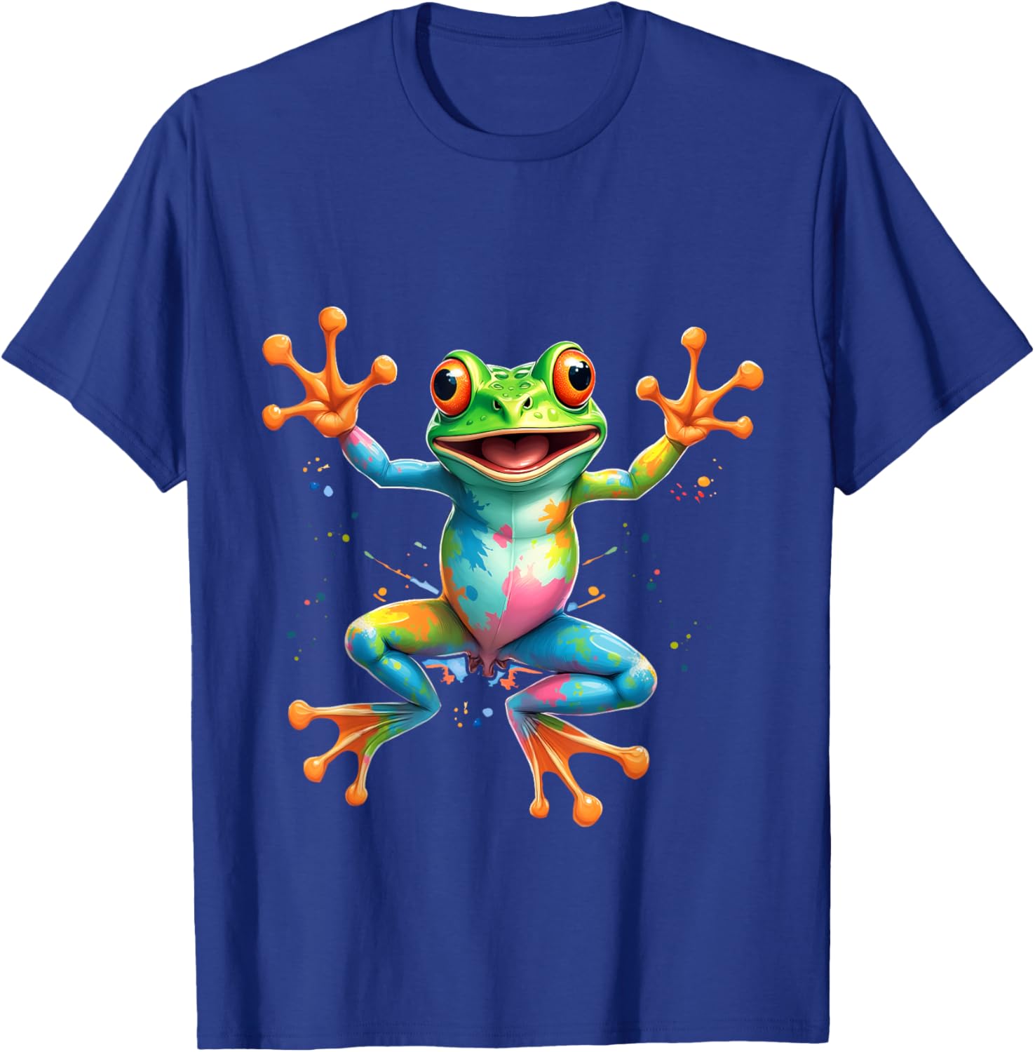 Cool Tie Dye Frog Peace Sign T-Shirt for Men, Women, and Kids - 19