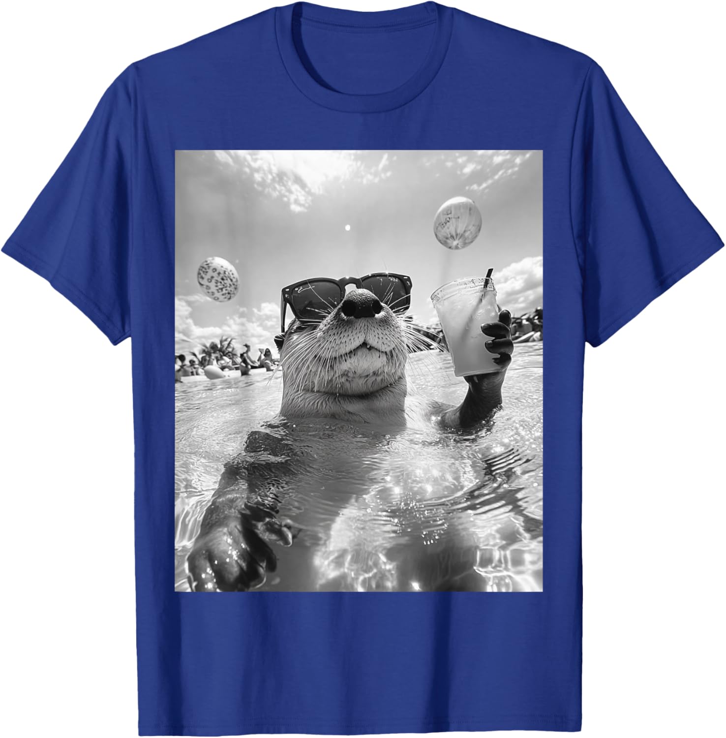 Cool Otter Selfie T-Shirt for Fun and Stylish Casual Wear - 1
