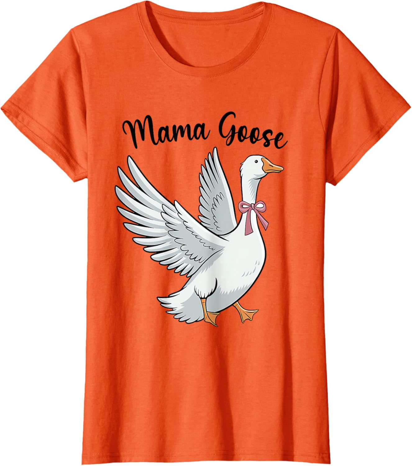 Funny Mama Goose T-Shirt for Moms - Silly Mothers Day Humor Gift - 1