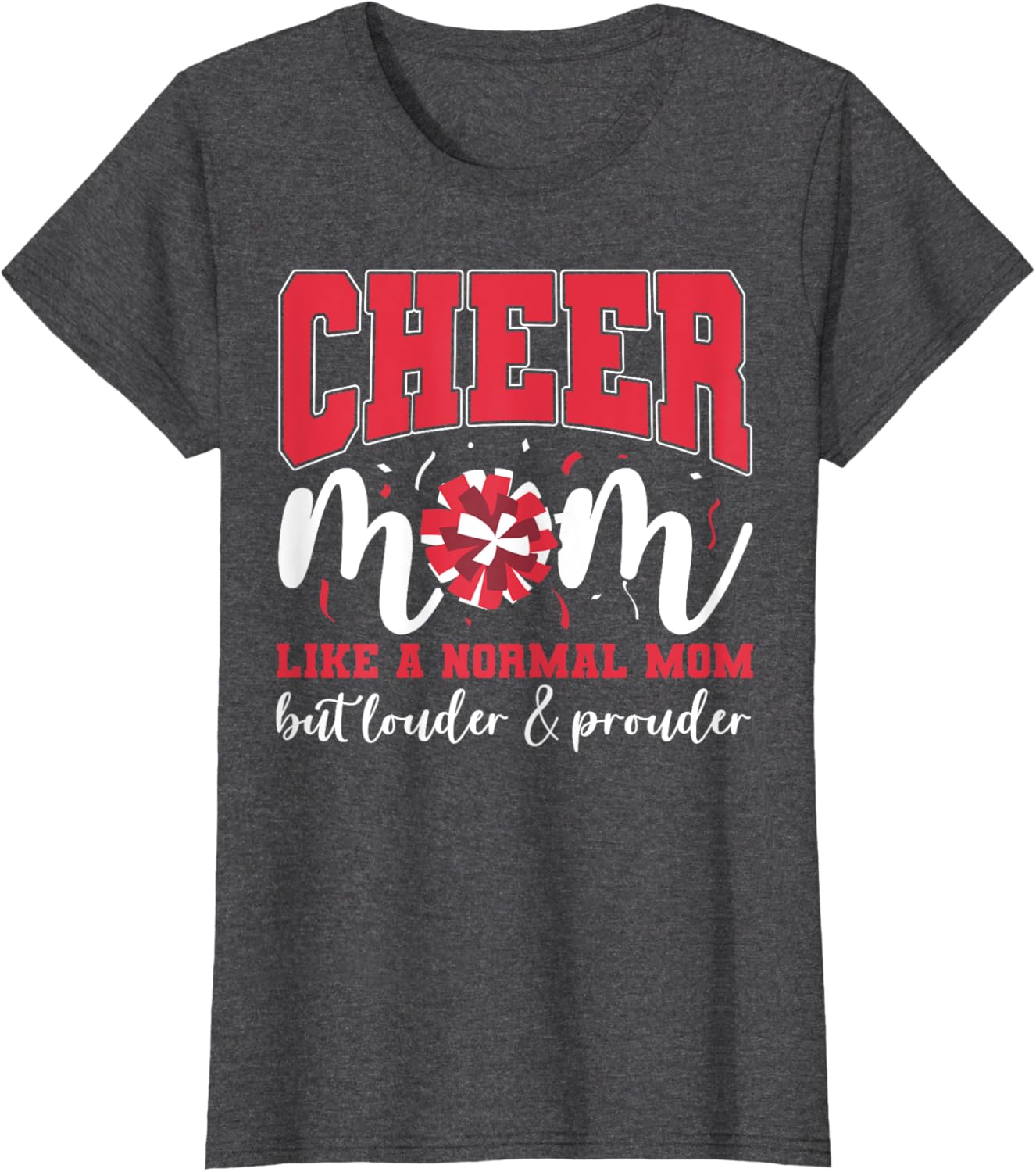 Cheer Mom T-Shirt Perfect for Supportive Moms on Game Day - 11