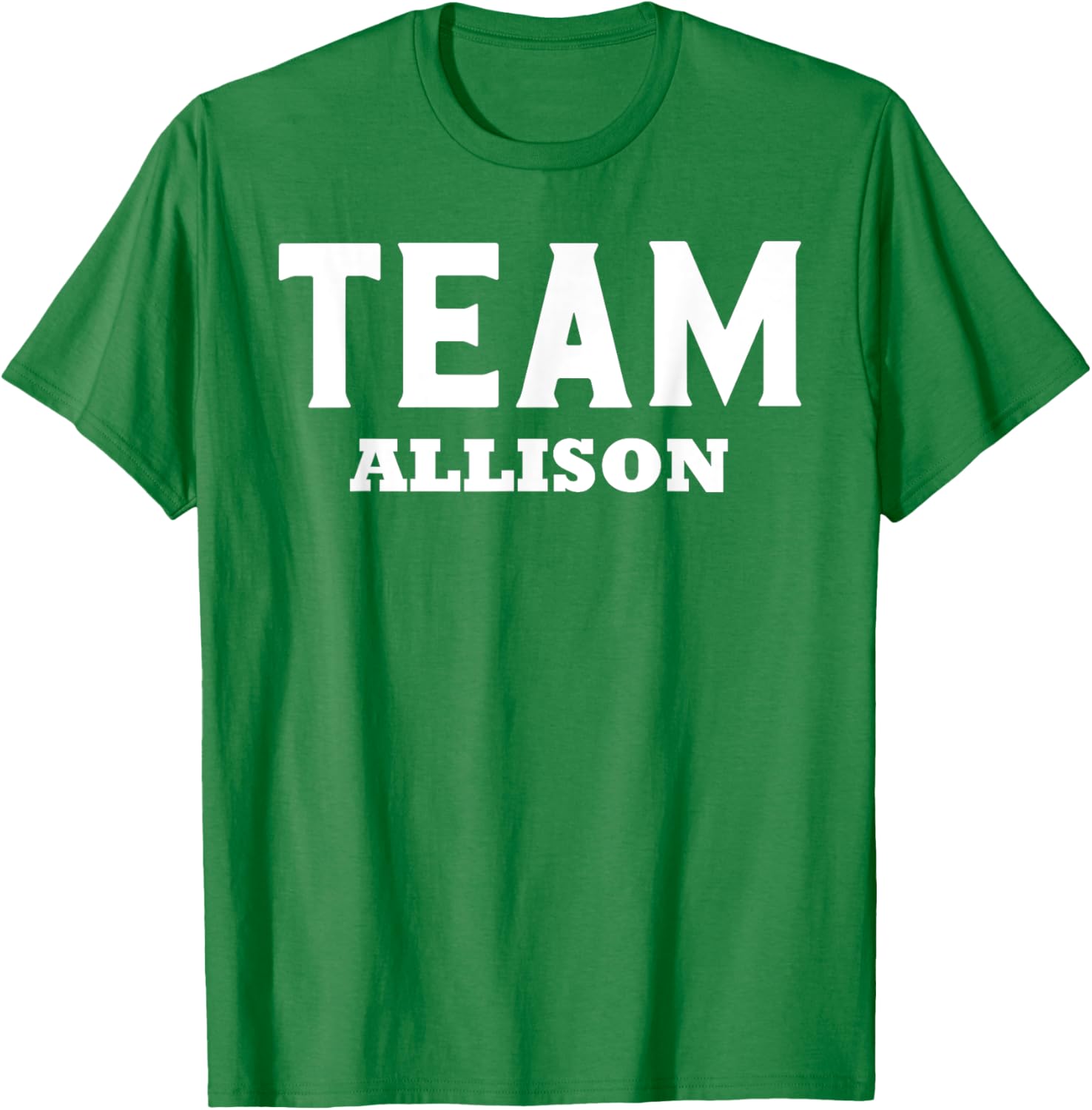 Team ALLISON T-Shirt Personalized Name Support for Fans and Friends - 16