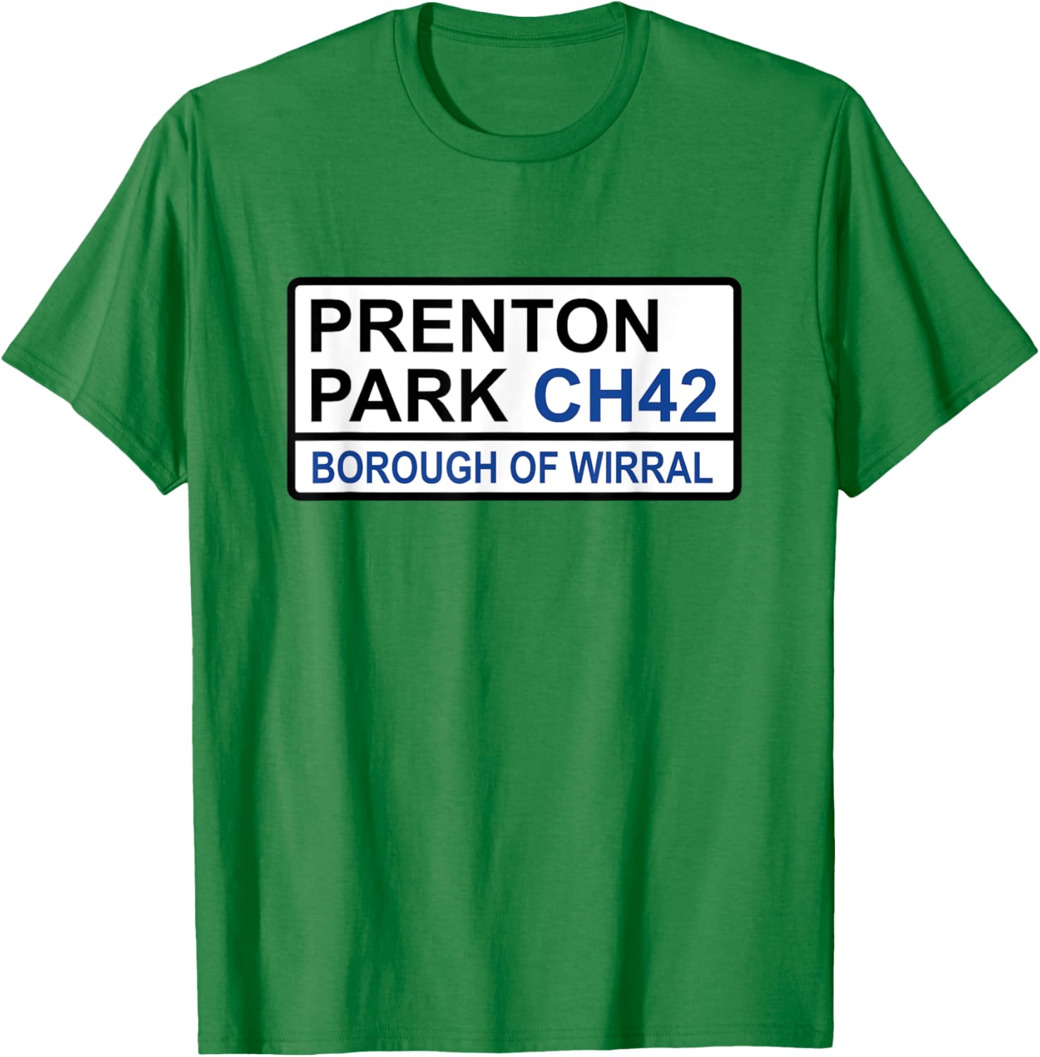 Tranmere Rovers Prenton Park Street Sign T-Shirt for Fans and Style - 1