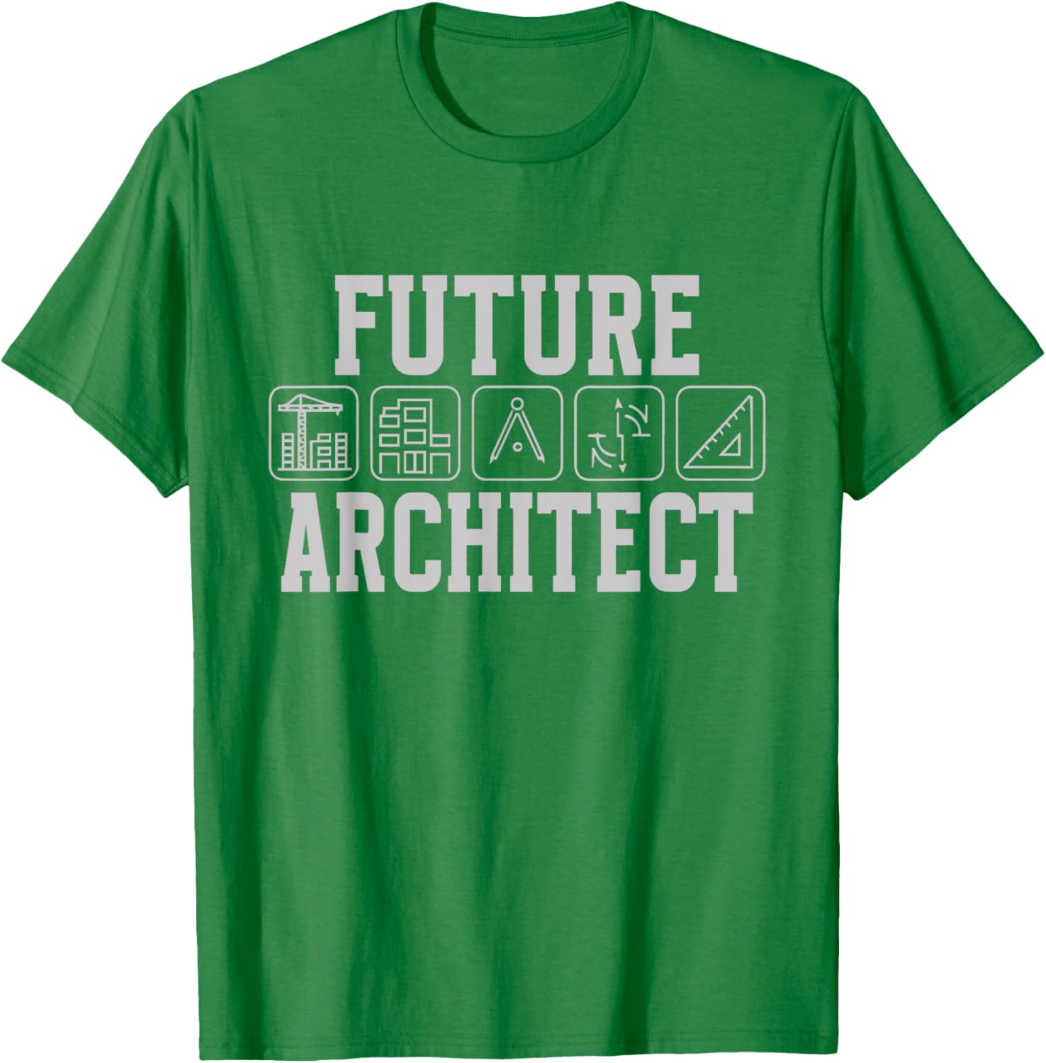 Cool Future Architect Kids T-Shirt for Boys and Girls - Fun Design! - 1