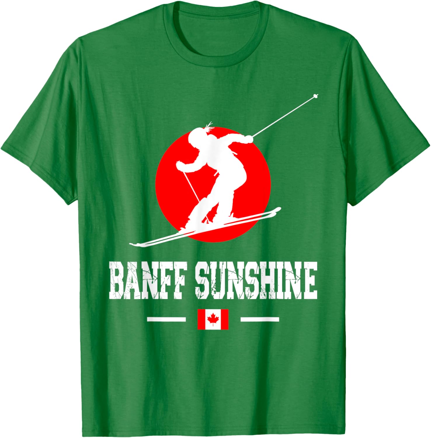 Banff Sunshine Ski Resort T-Shirt for Rocky Mountains Skiing Lovers - 9