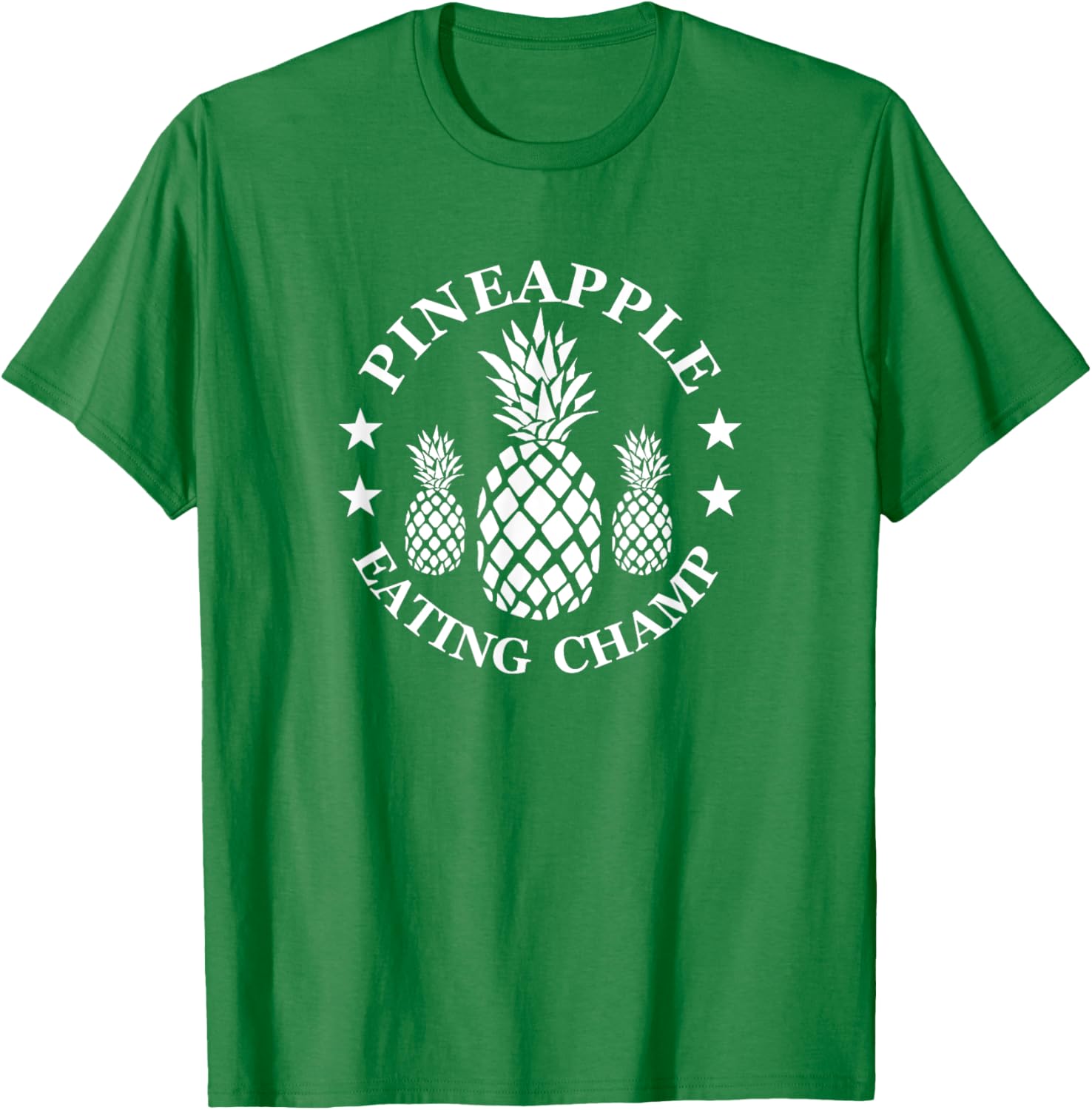 Tropical Pineapple Eating Champion T-Shirt for Fun Summer Style - 19