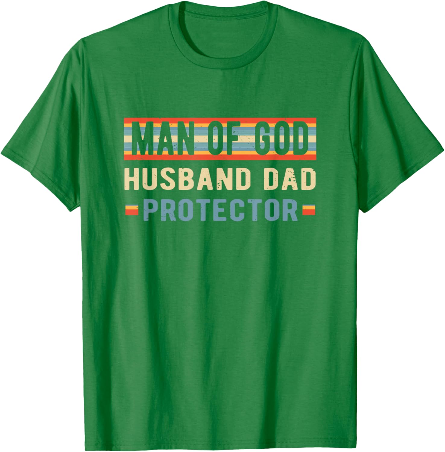 Christian Dad Father's Day T-Shirt for Protector, Husband, and Dad - 6