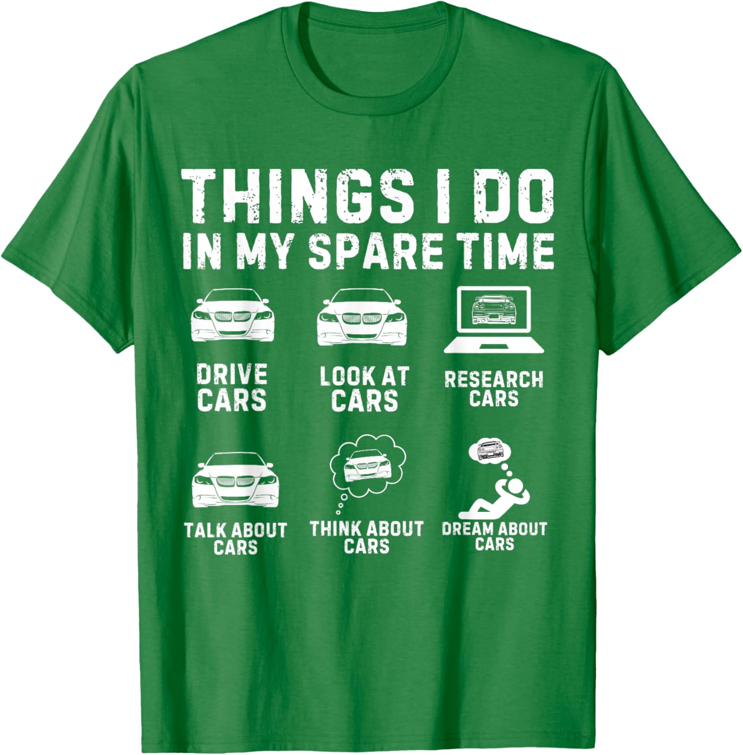 Car Enthusiast Men's T-Shirt for Spare Time Fun and Style - 19