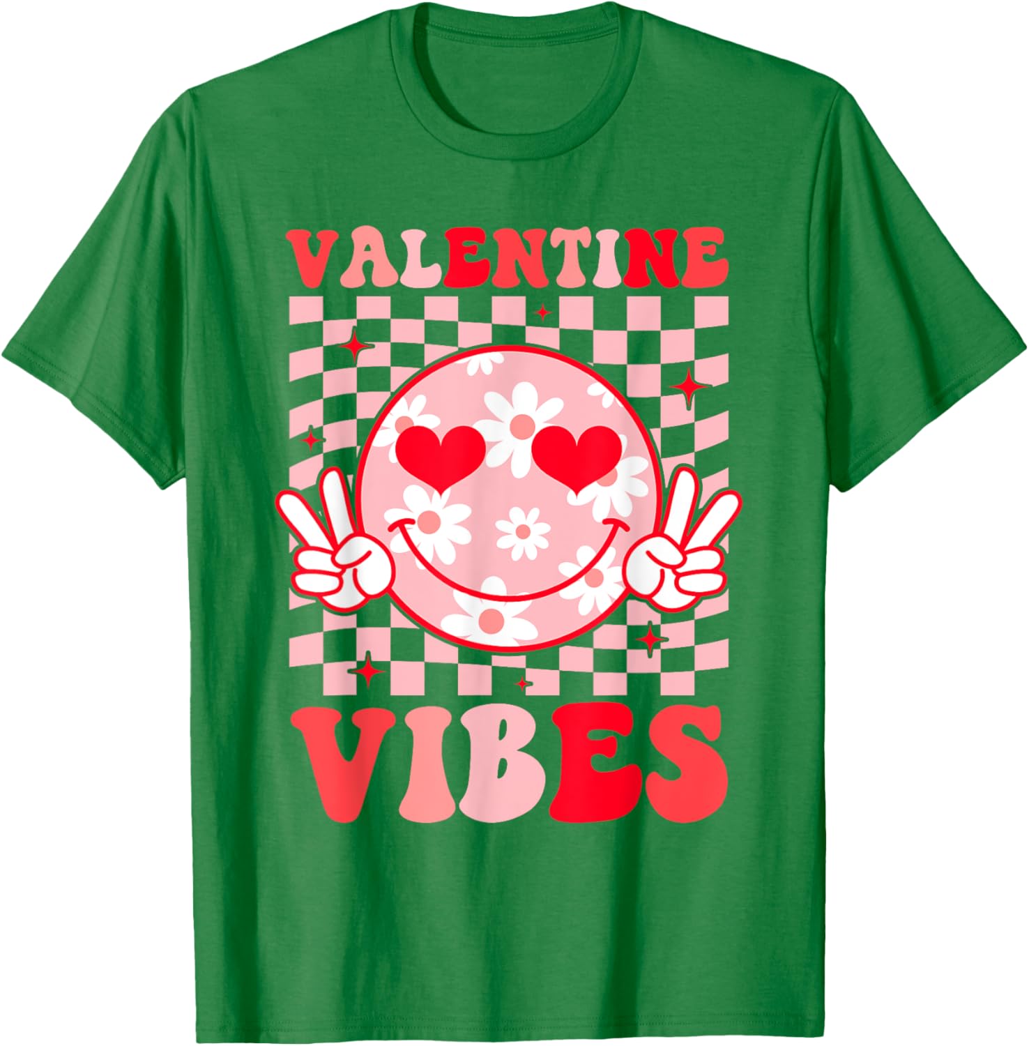 Retro Heart Valentine's Day T-Shirt for Boys and Girls Perfect Gift - 3