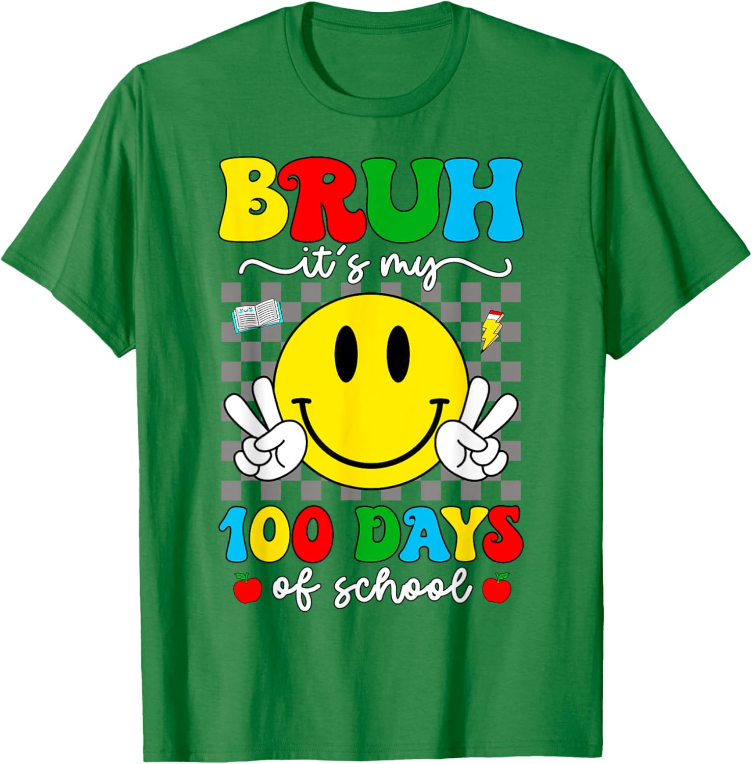 100 Days of School T-Shirt for Kids - Bruh It's My 100 Days Smarter! - 14