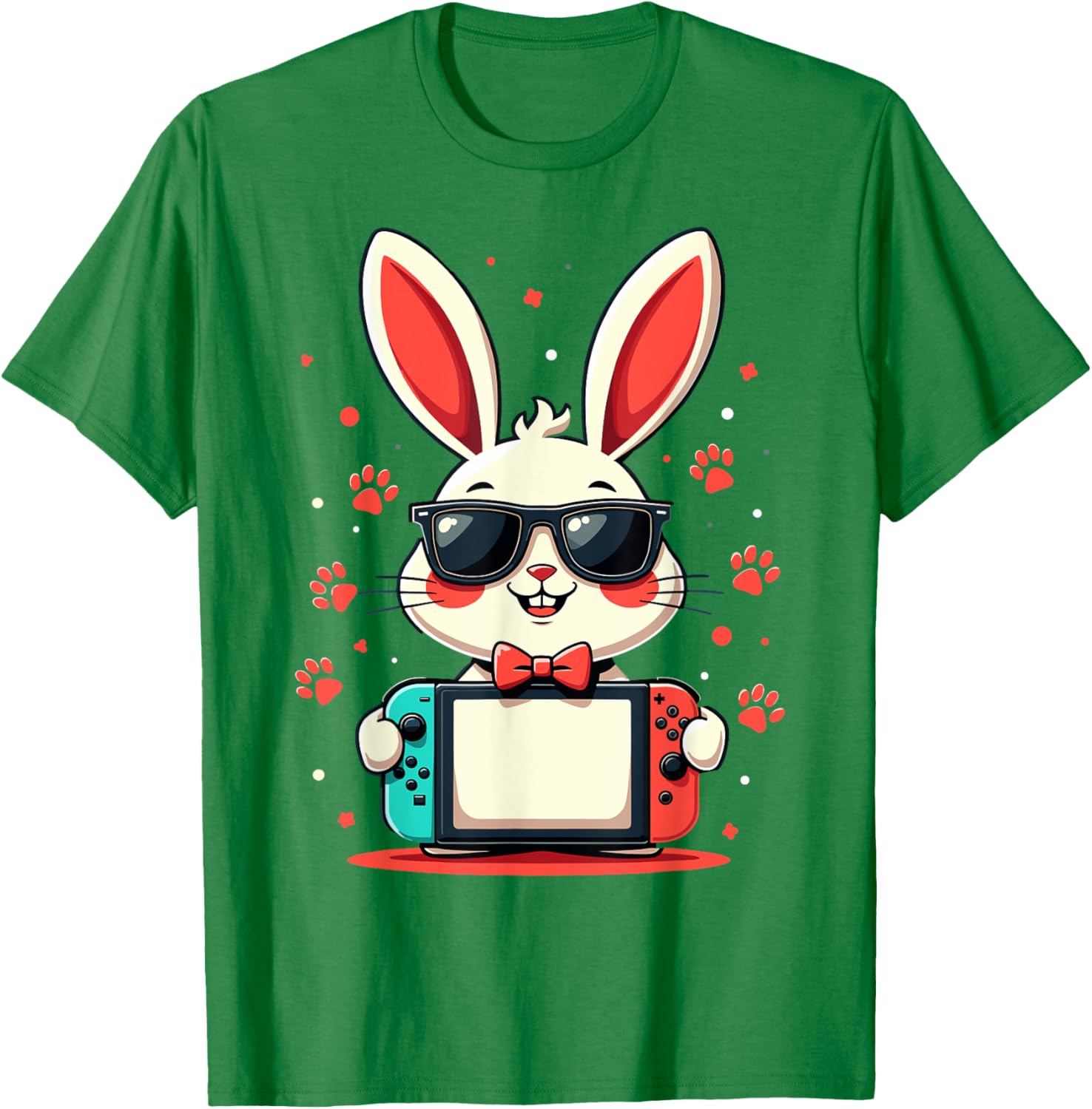 Cute Bunny Gaming Controller T-Shirt for Easter Gamer Boys Gifts - 10