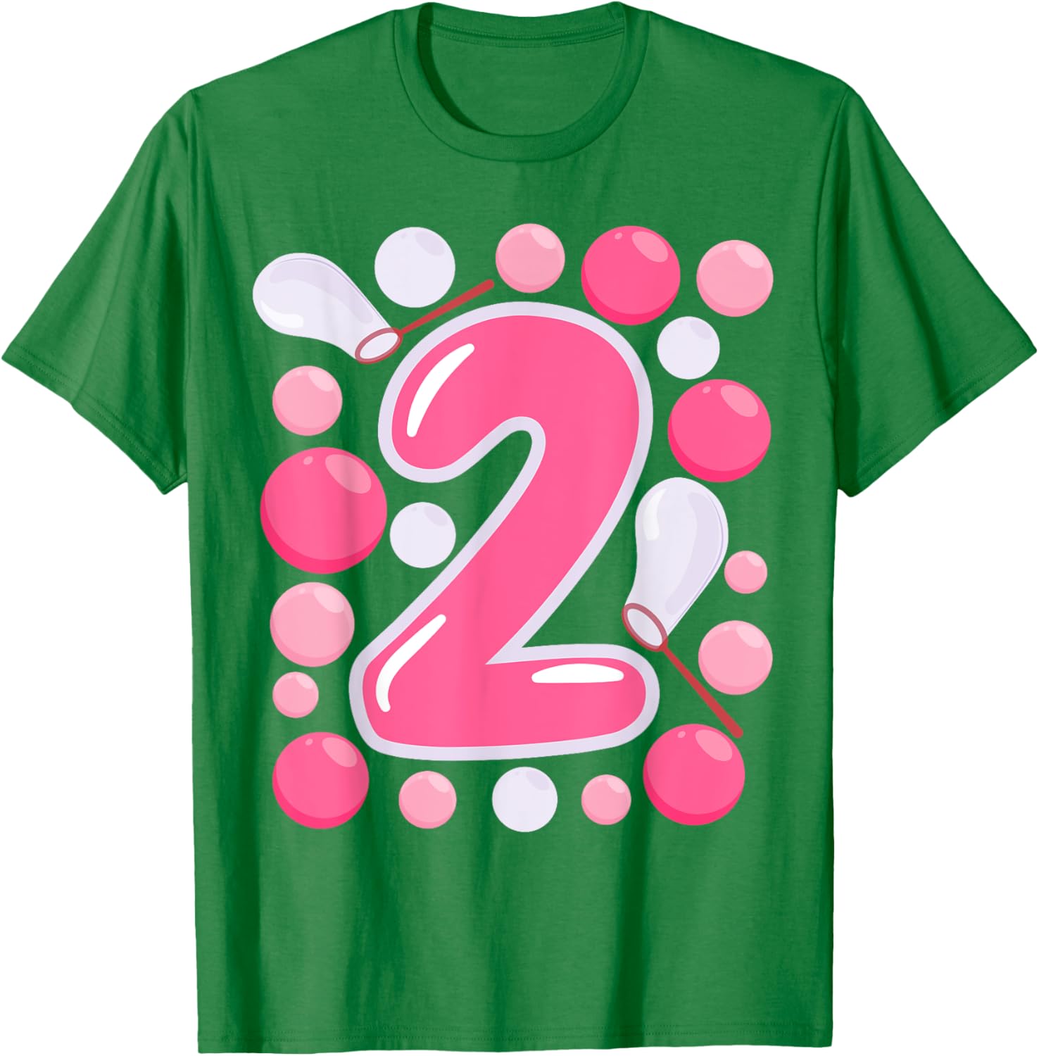 Adorable Girls 2nd Bubble Birthday Party T-Shirt for Kids Celebrations - 29
