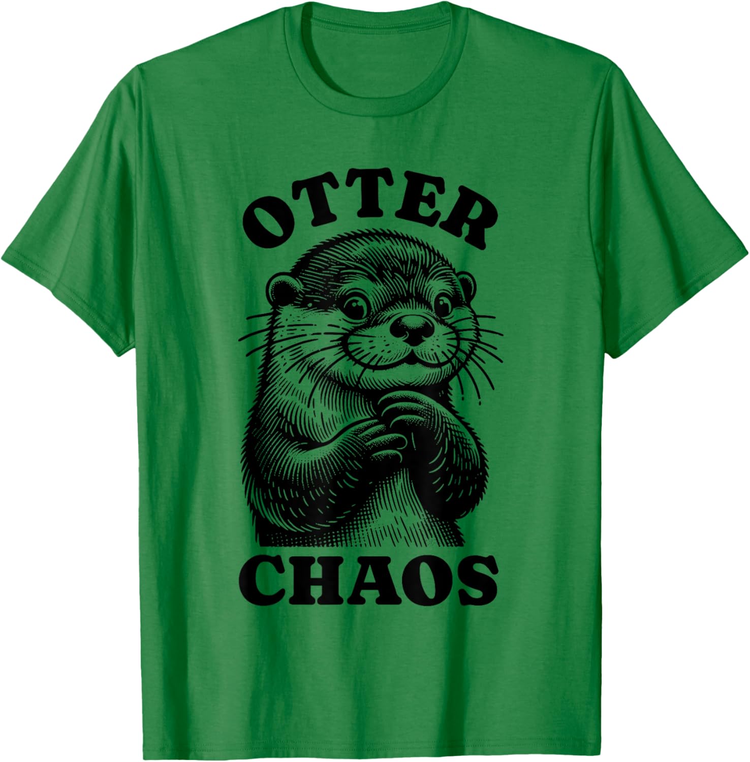 Silly Otter Chaos T-Shirt for Fun-Loving Animal Lovers - 12