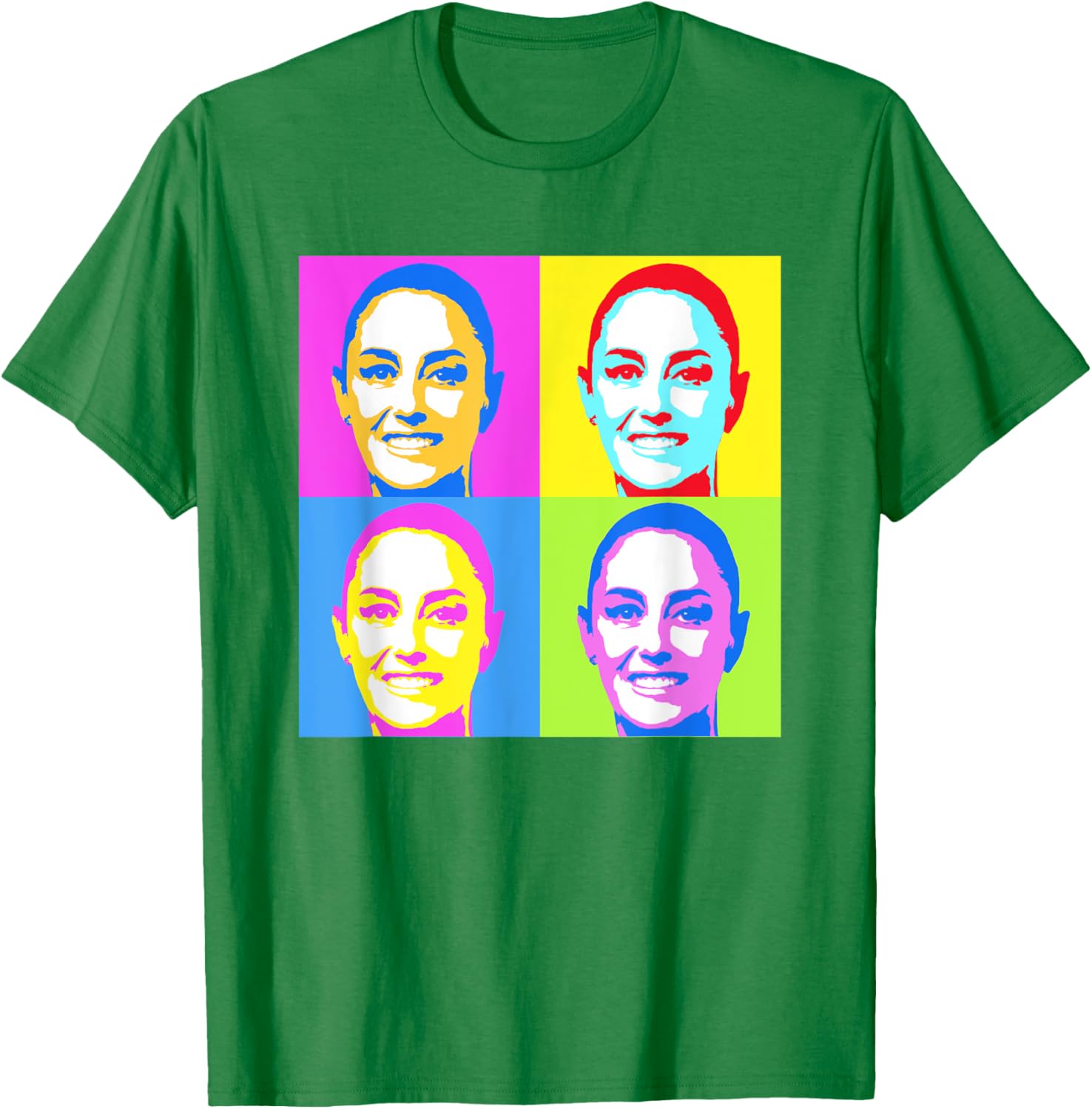 Claudia Sheinbaum Pop Art T-Shirt for Supporters of Mexico's President - 19