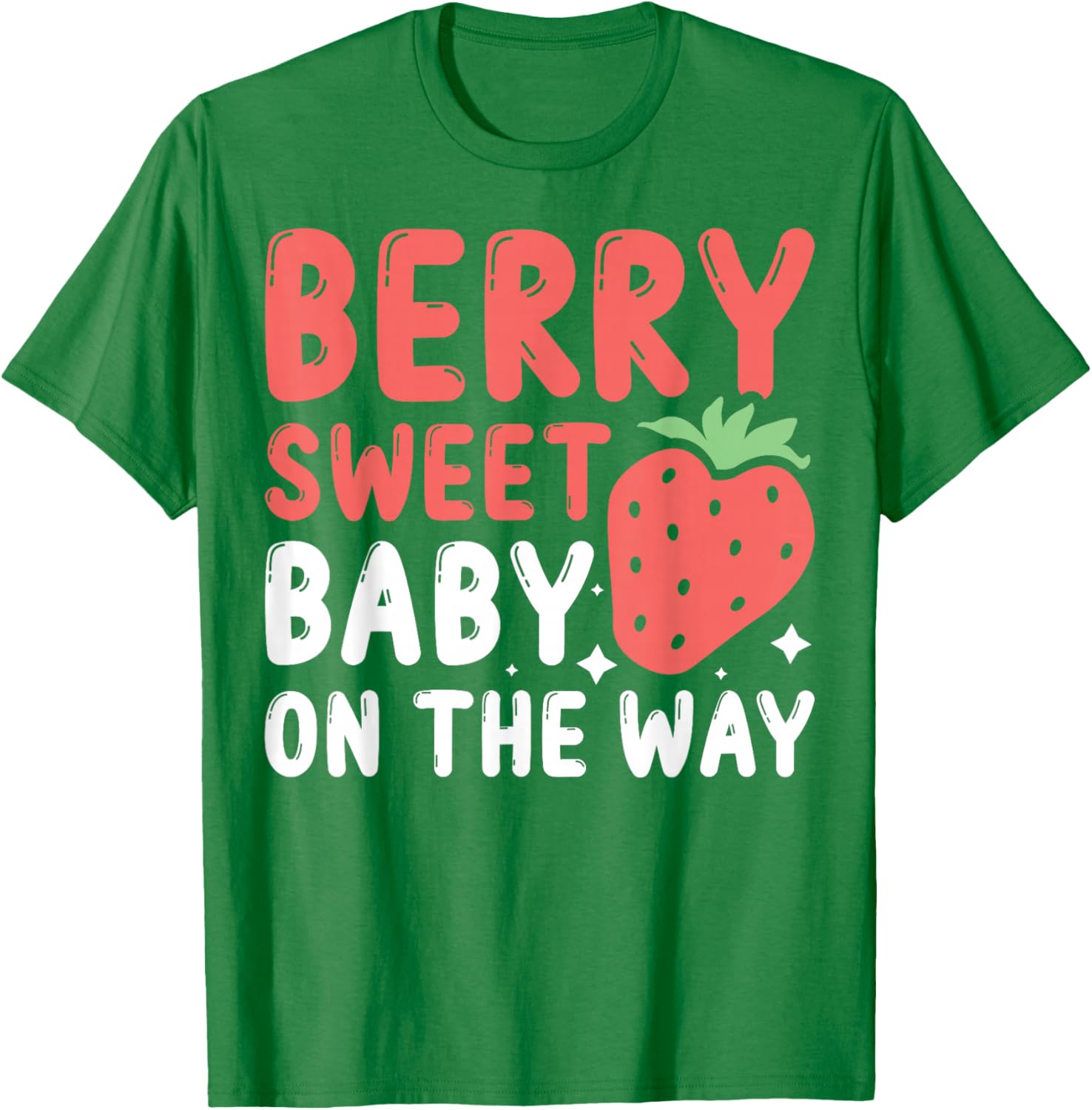 Berry Sweet Baby On The Way T-Shirt for Expecting Moms and Dads - 5