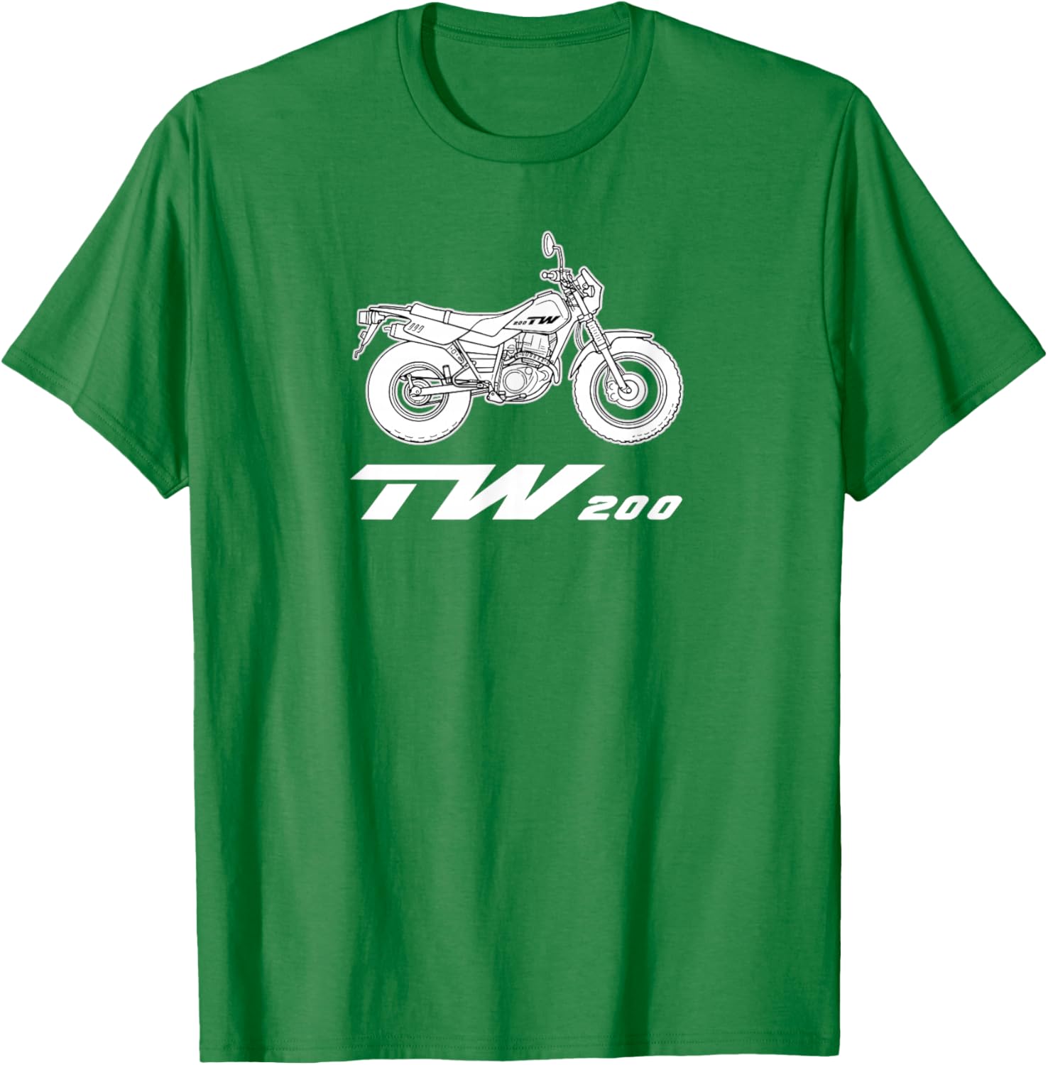 TW200 Dual Sport Dirt Bike T-Shirt for Motorcycle Enthusiasts - 5