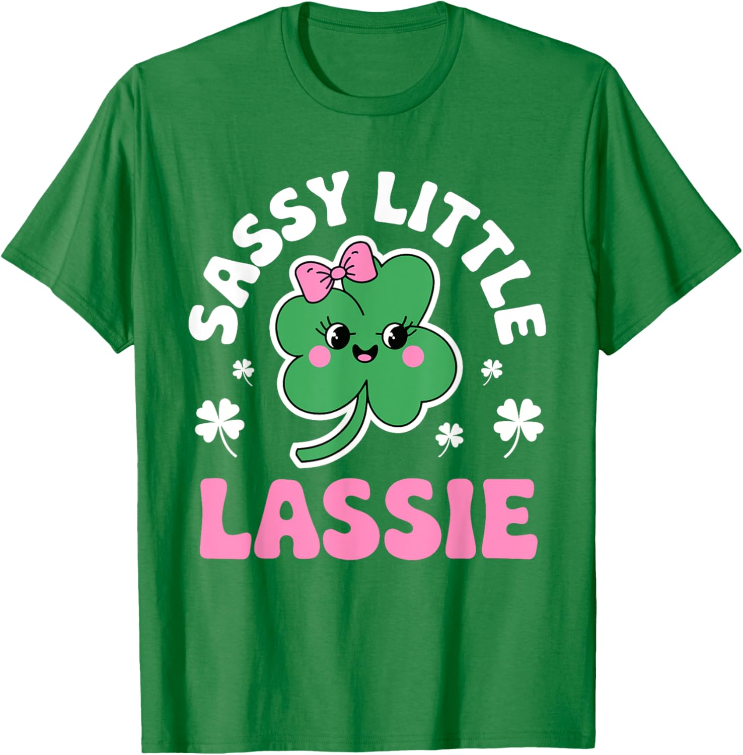 Sassy Little Lassy Girls St Patricks Day T-Shirt Irish Outfit - 5