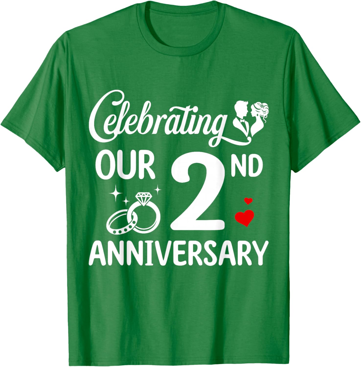 Celebrate Your 2nd Wedding Anniversary with Our Fun Marriage T-Shirt - 19