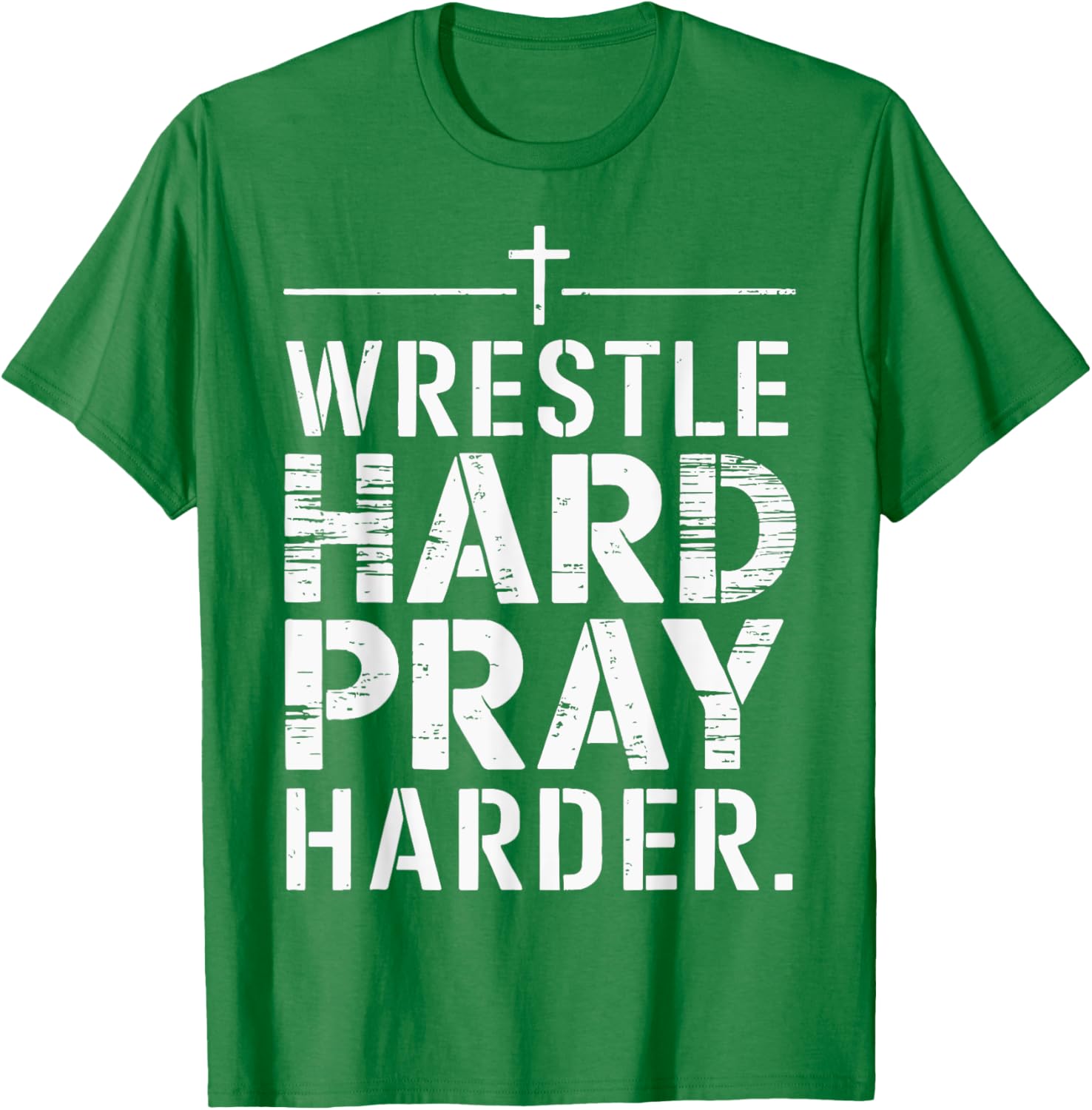 Wrestle Hard Pray Harder T-Shirt for Athletes and Faithful Fans - 13