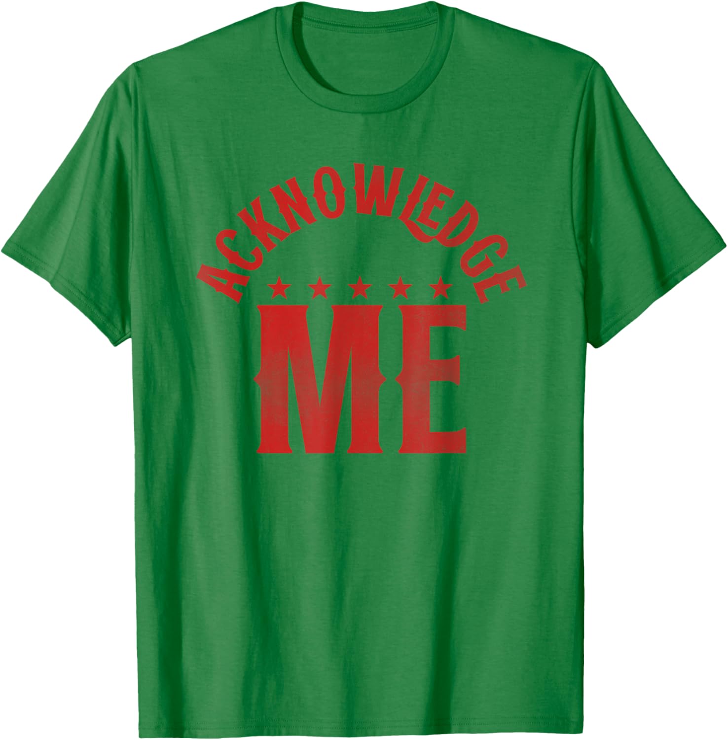 Acknowledge Me Retro Vintage Sports Competition T-Shirt for All Seasons - 4