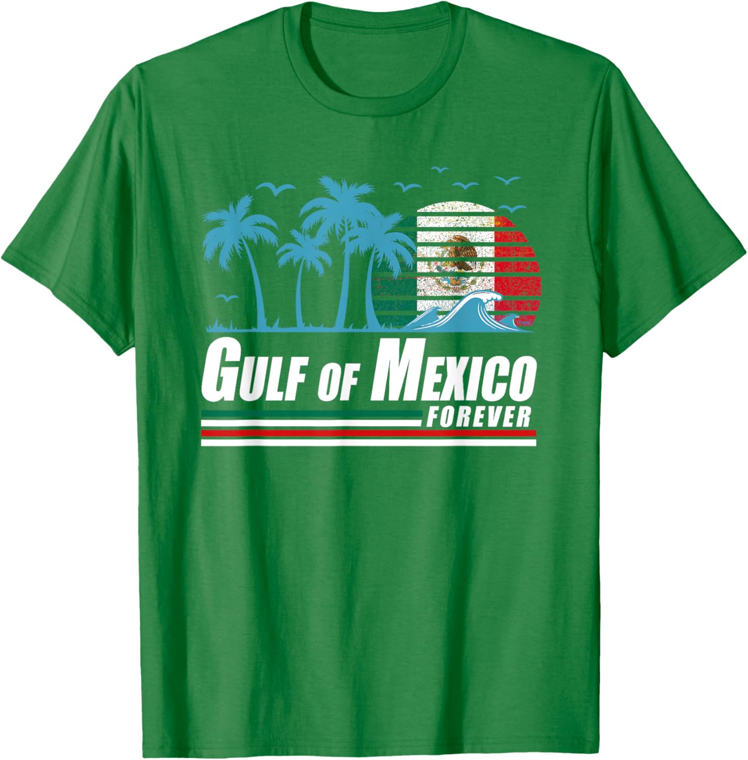 Retro Gulf of Mexico T-Shirt for Coastal Vibes and Vintage Style - 15