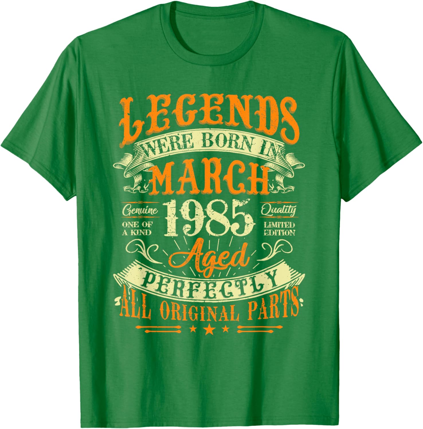 40th Birthday Gift for Legends Born in March 1985 T-Shirt - 10
