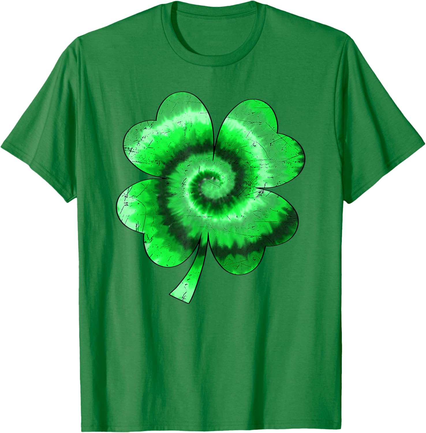 Tie Dye Shamrock T-Shirt for St Patrick's Day - Fun for All Ages - 1