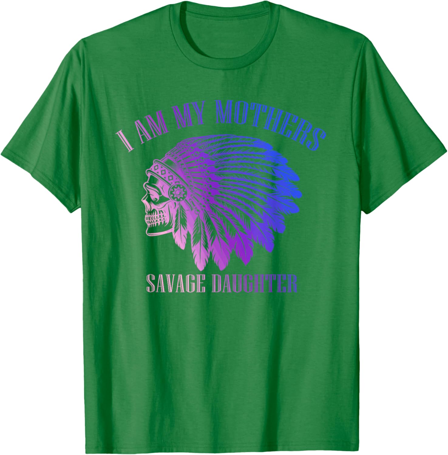 Savage Daughter Apache Skull T-Shirt for Bold Mother-Daughter Style - 15