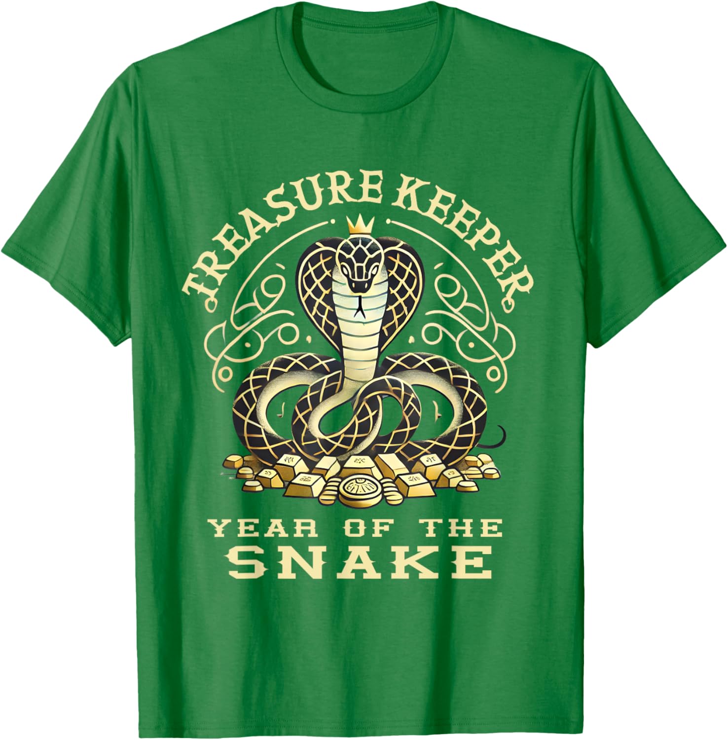 Treasure Keeper Year of Snake T-Shirt – Stylish Chinese Design Apparel - 3