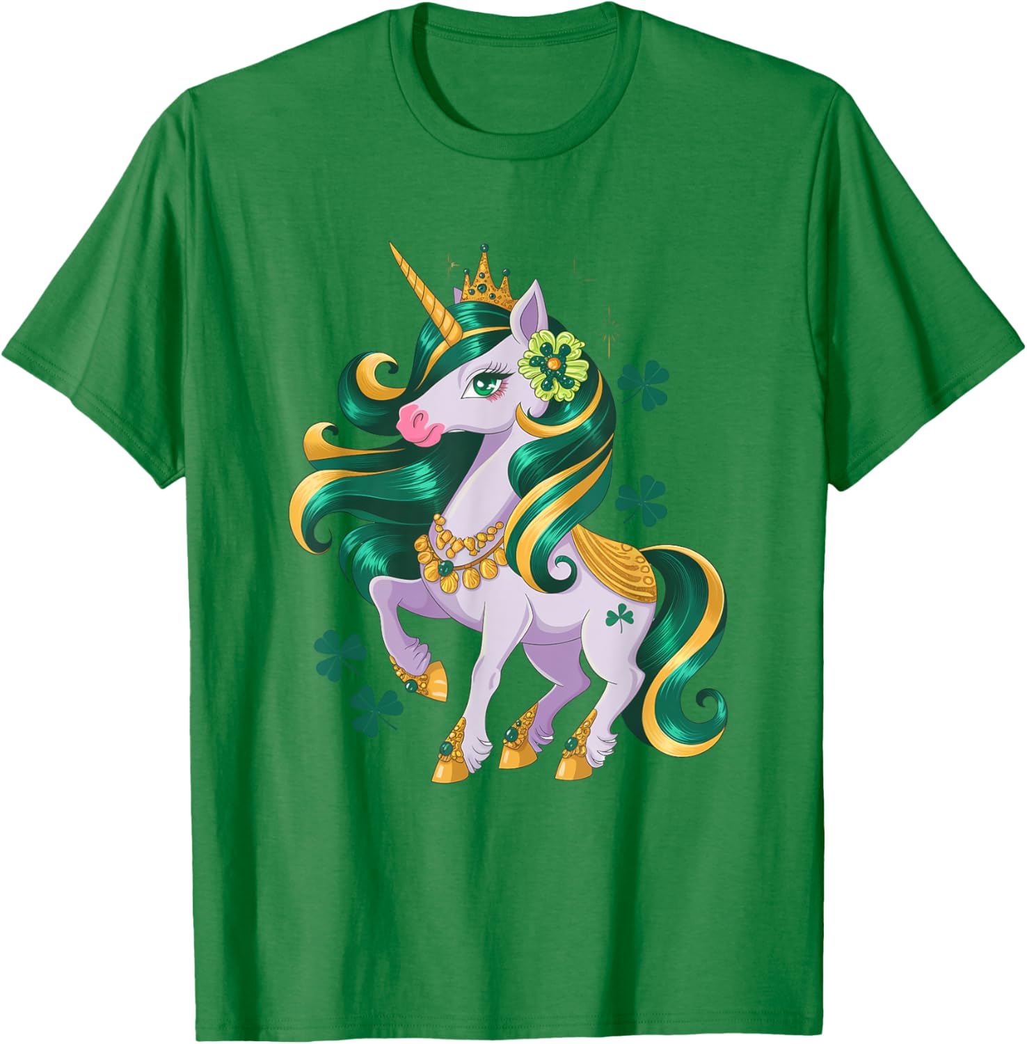 Adorable Lepricorn St Patricks Day Unicorn T-Shirt for Girls - 2