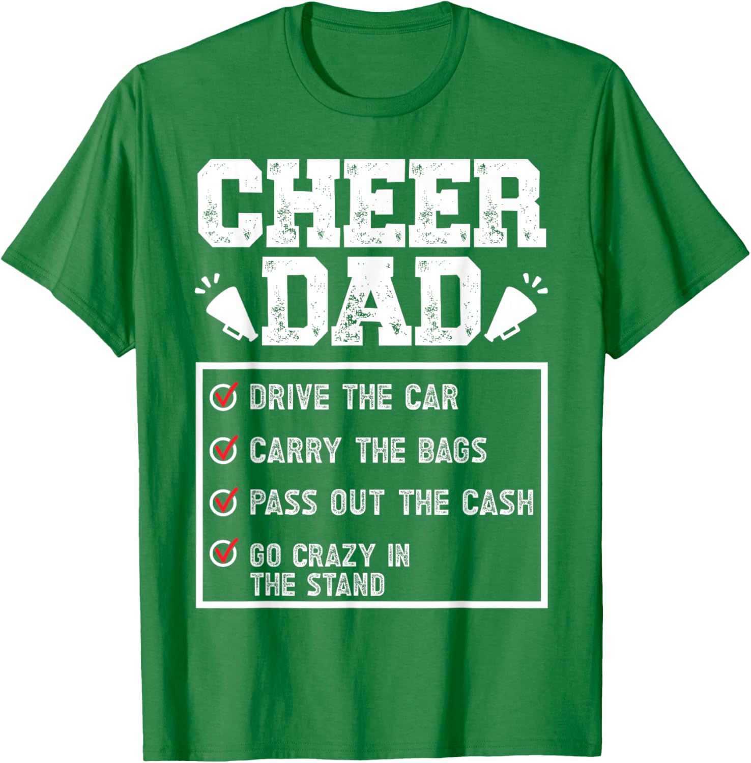 Cheer Dad T-Shirt Perfect Gift for Supportive Fathers in Style - 12