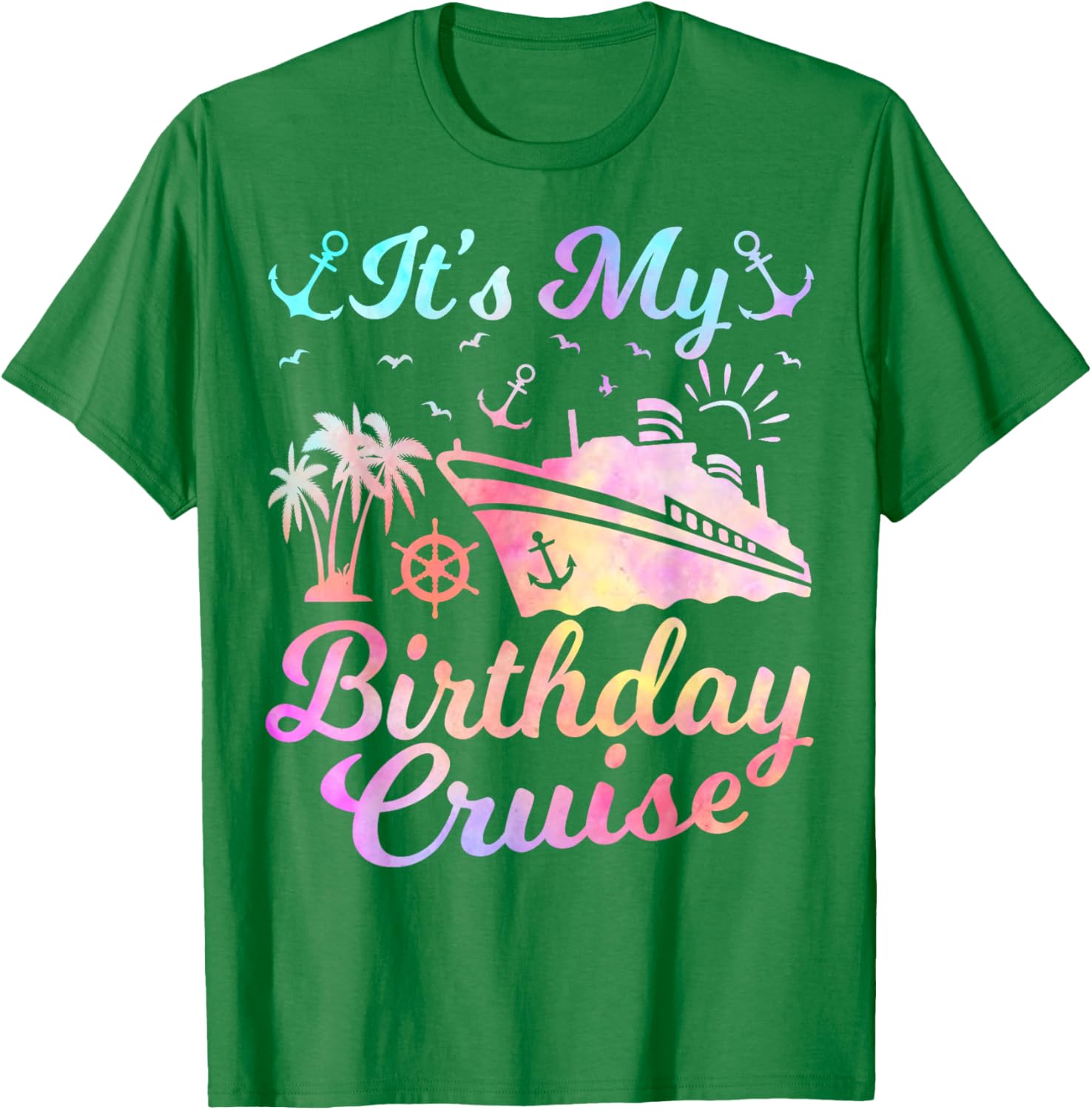 Fun Birthday Cruise Vacation T-Shirt for Men and Women - Perfect Party Apparel - 18
