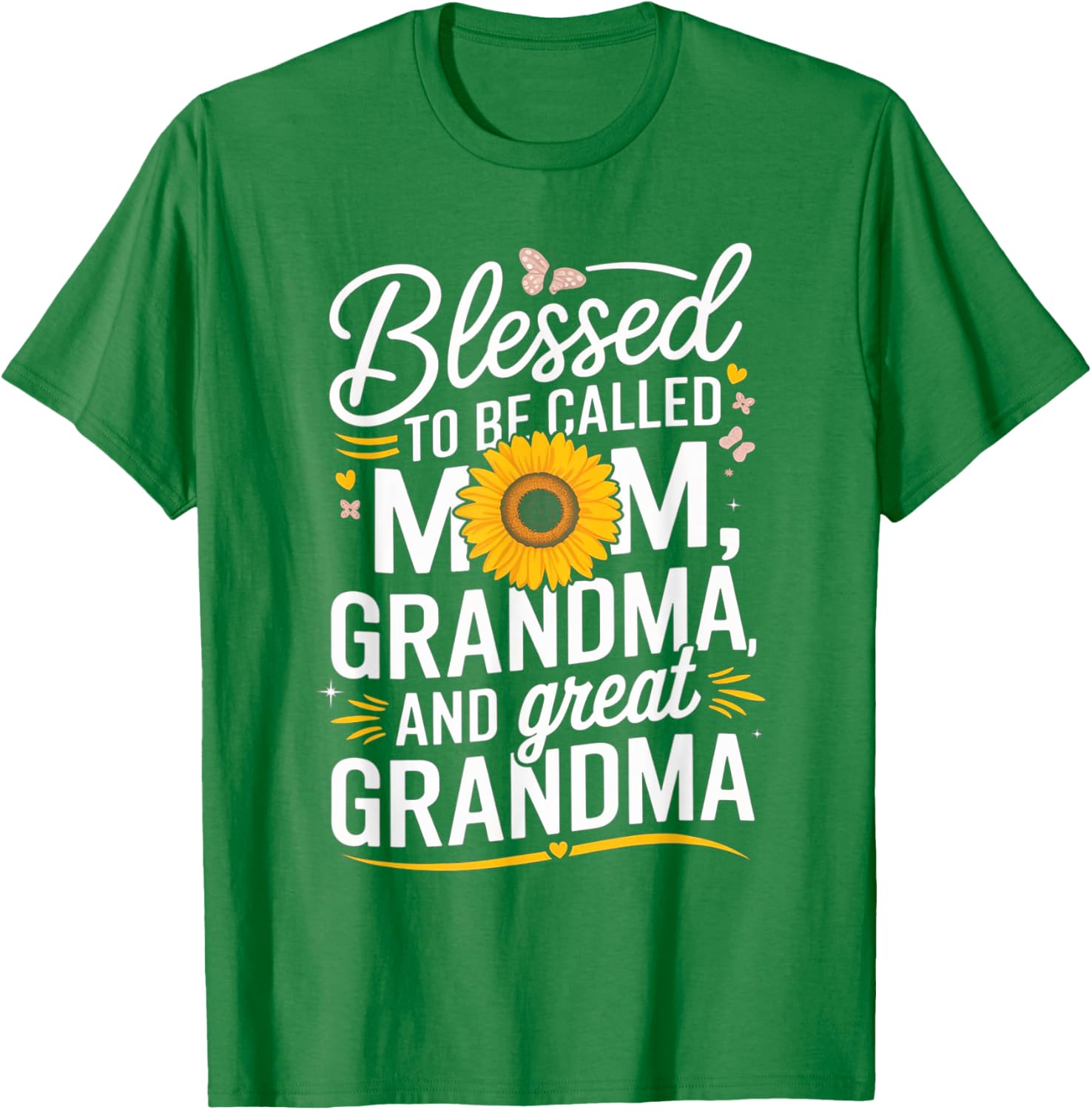 Blessed To Be Called Mom Grandma Great Grandma Mother's Day T-Shirt - 13