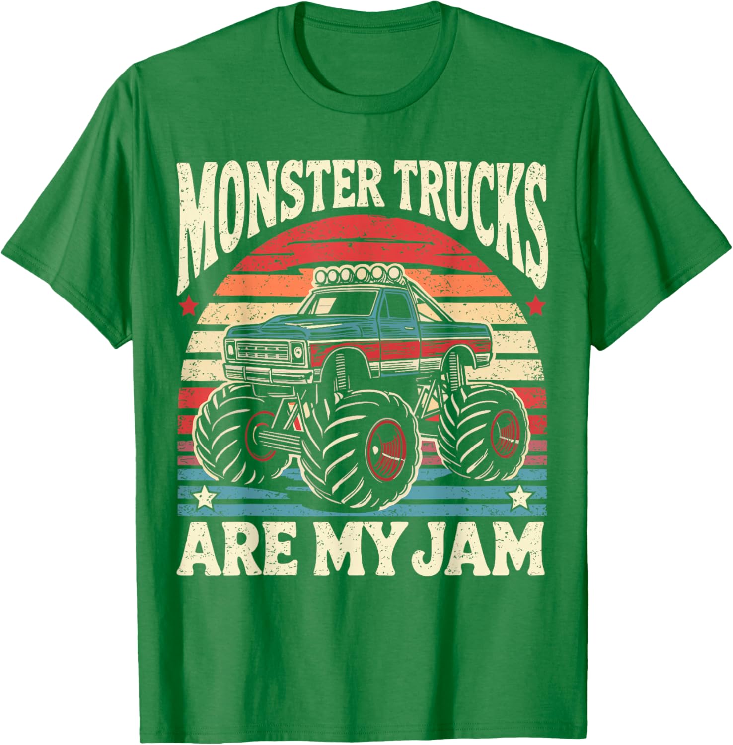 Vintage Monster Truck Enthusiast T-Shirt for Kids and Adults - 15