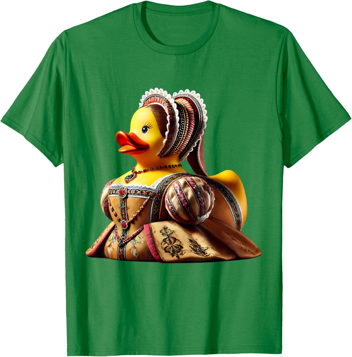 Rubber Duck Anne Boleyn T-Shirt Fun Historical Figure Apparel - 12