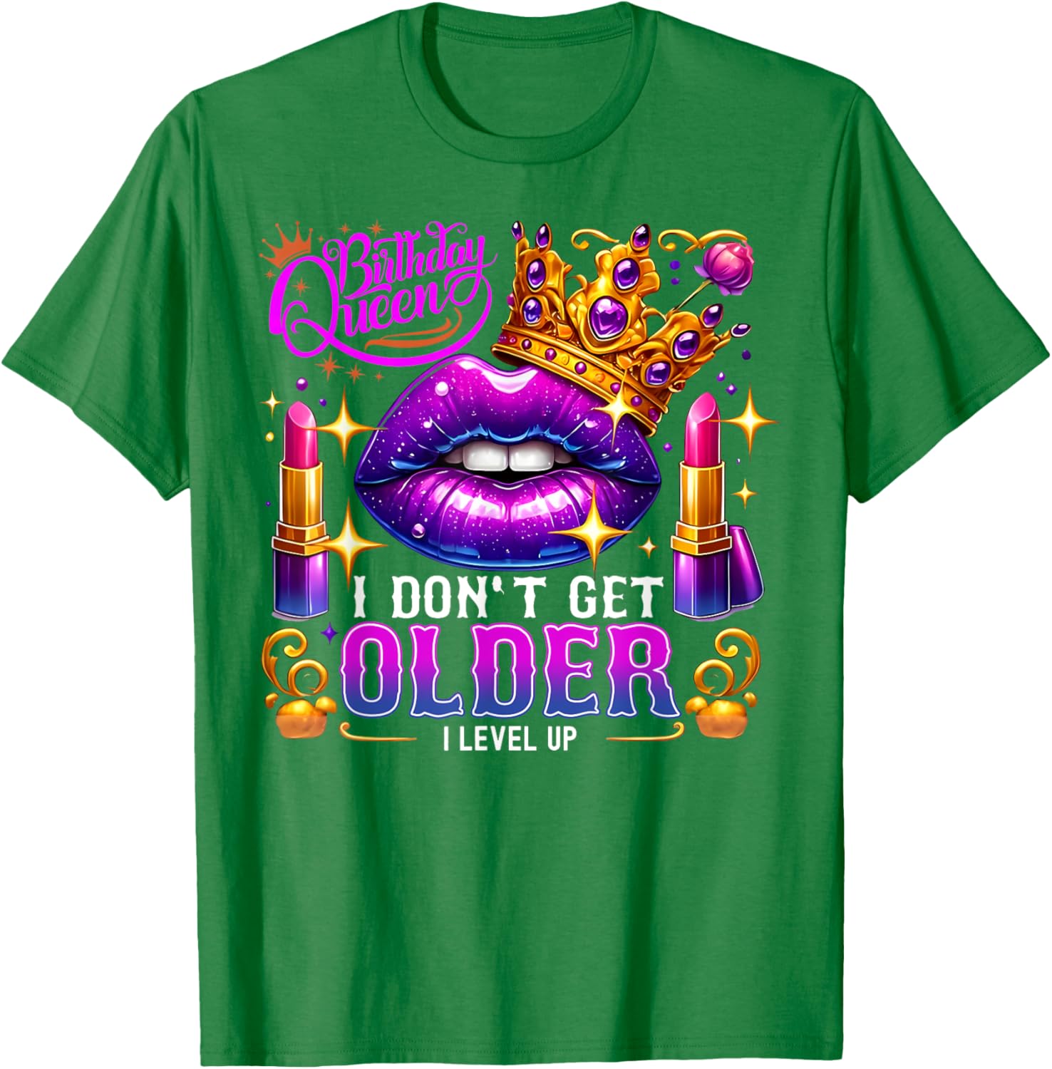 Birthday Queen Level Up T-Shirt for Women Fun Birthday Gift Idea - 28