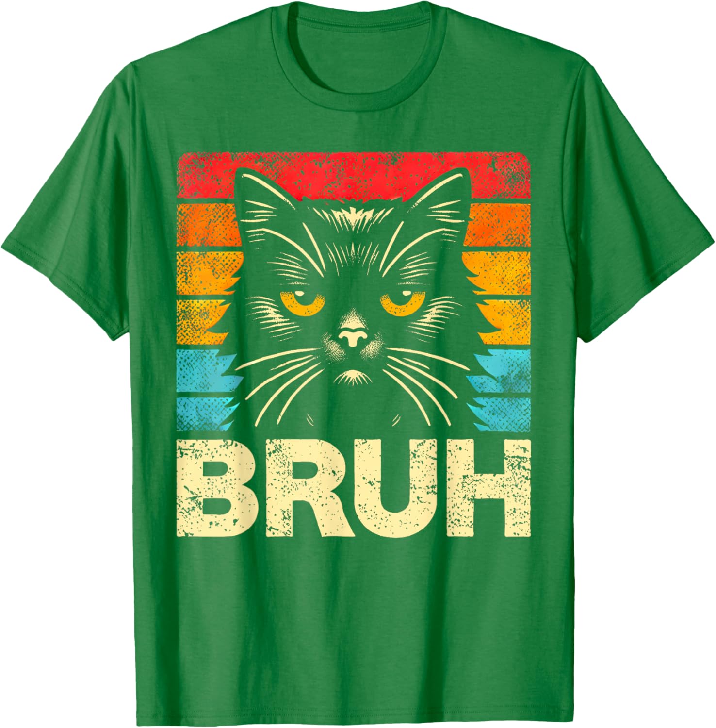 Funny Cat Bruh Meme T-Shirt for Boys, Girls, Kids, and Adults - 2